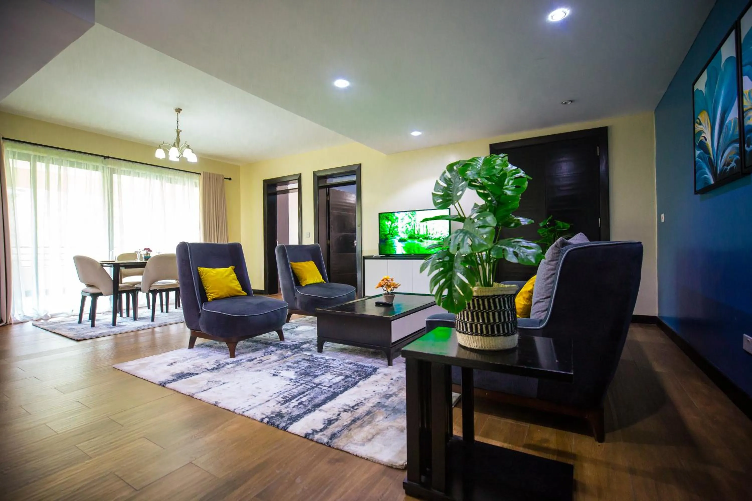 Living room in GreenPath Residence