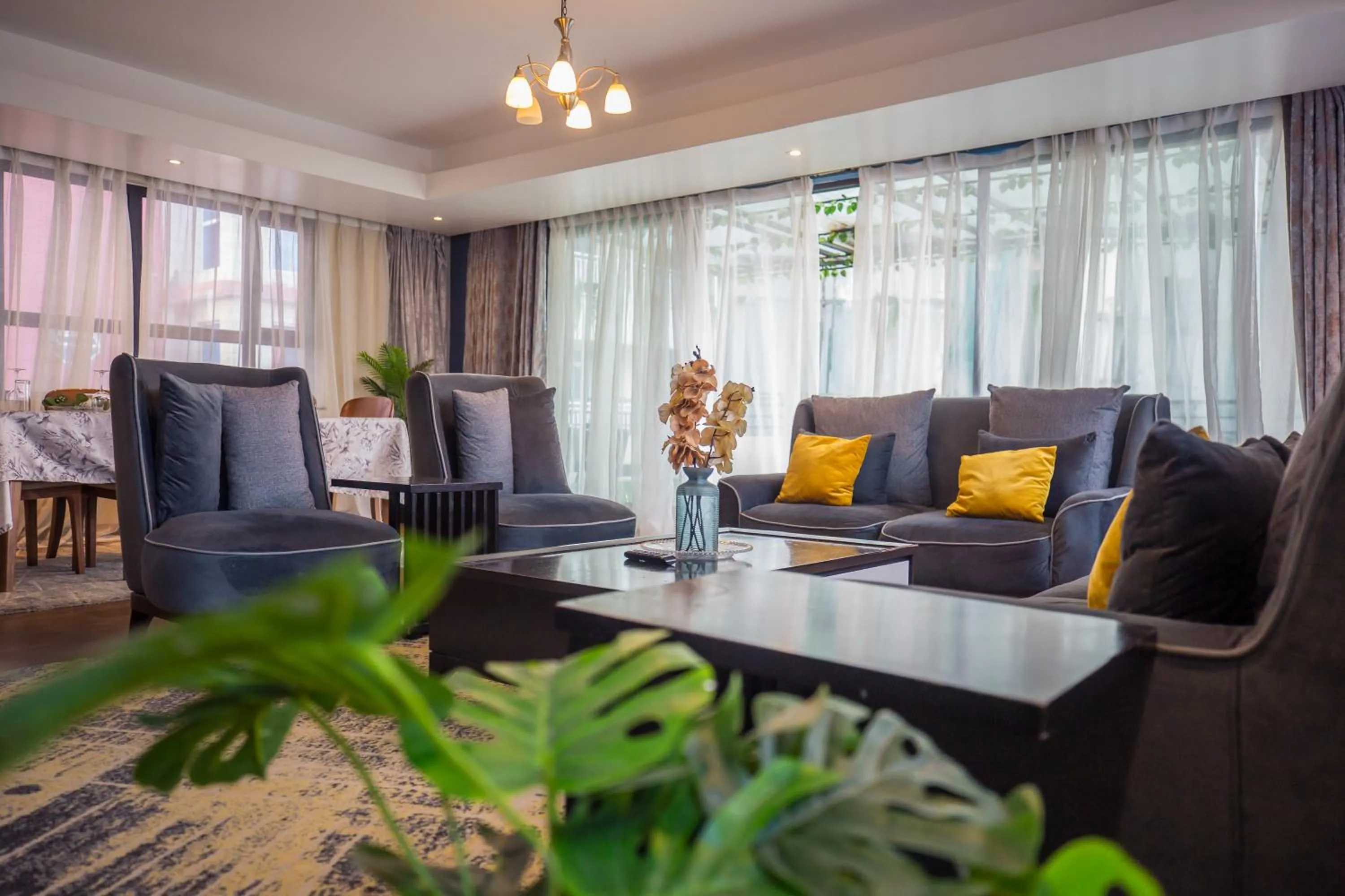 Living room in GreenPath Residence
