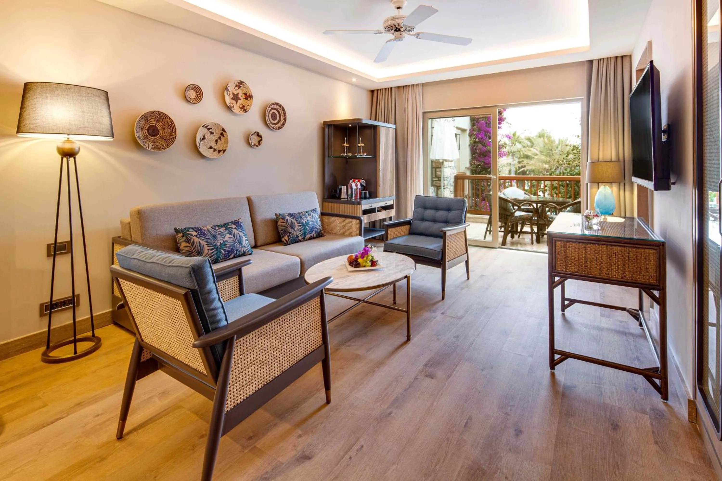 Living room in Divan Bodrum Palmira