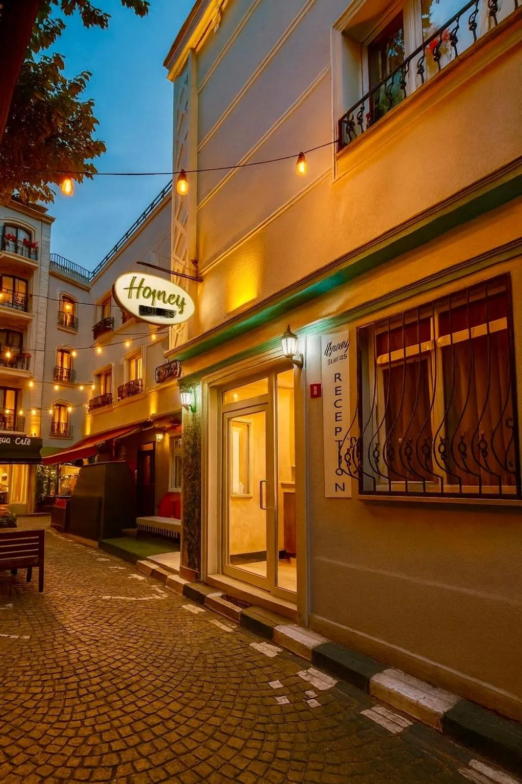 Property building in Honey Hotel