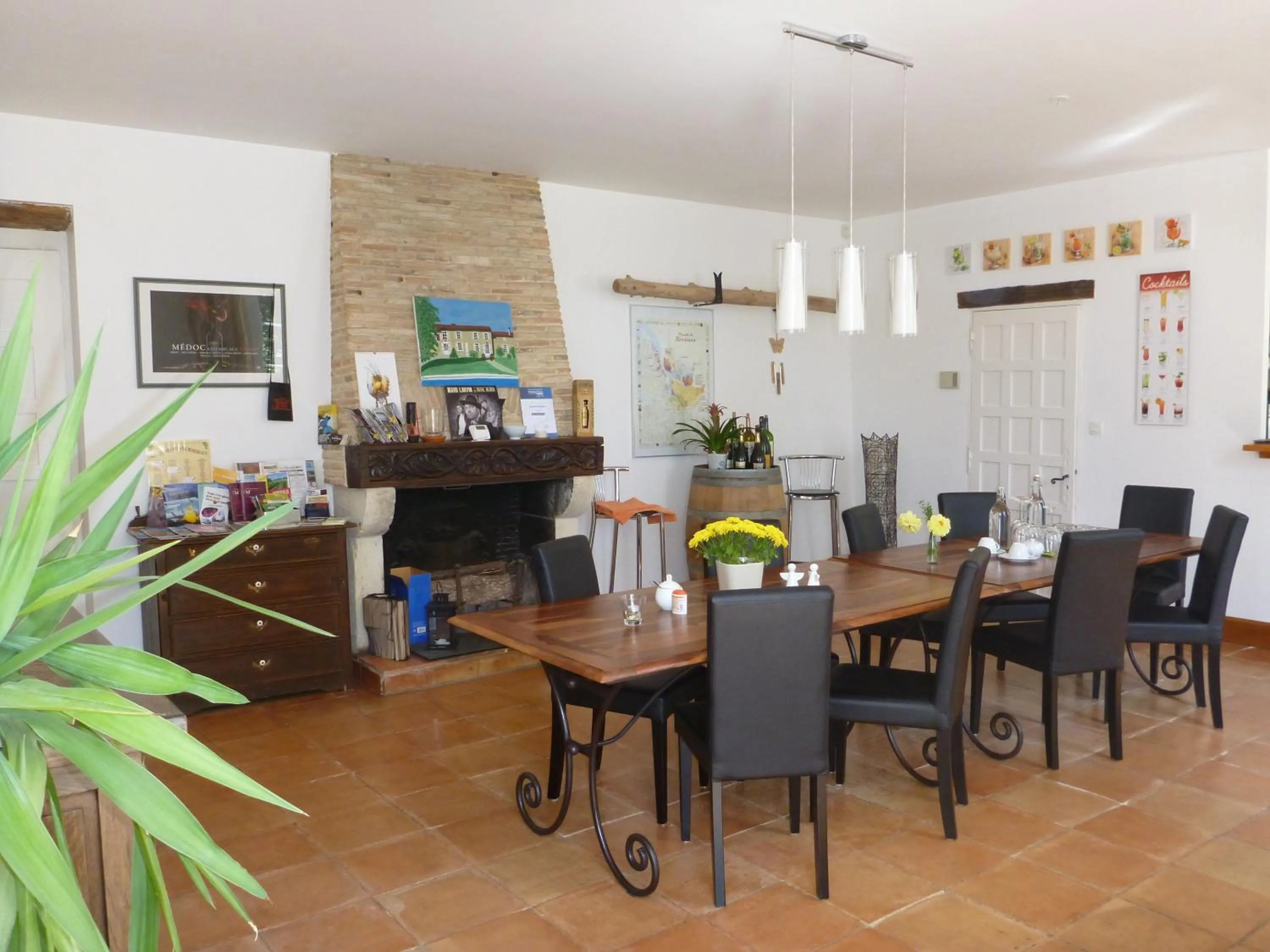 Dining area in Domaine du Papillon