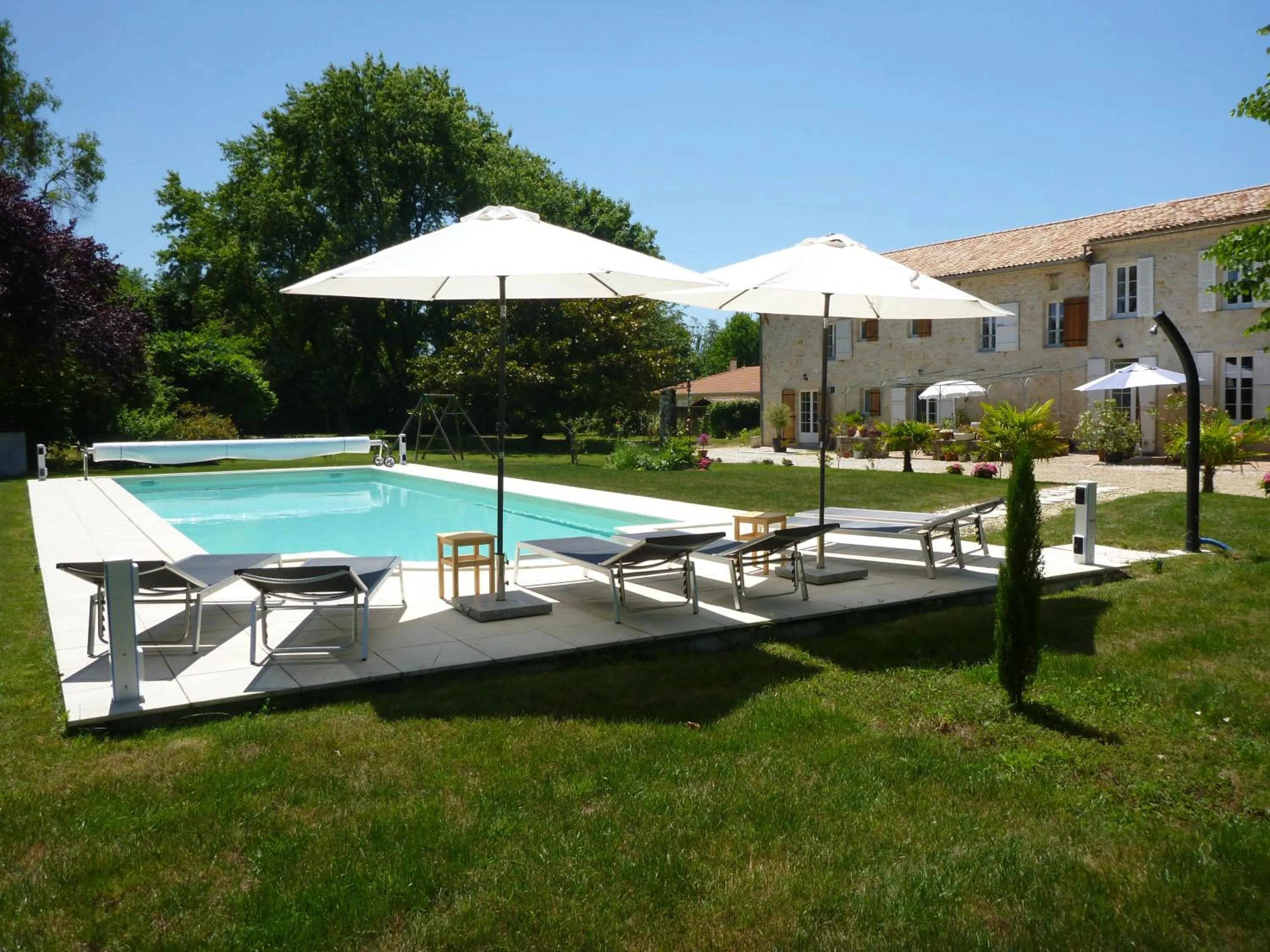 Garden view in Domaine du Papillon