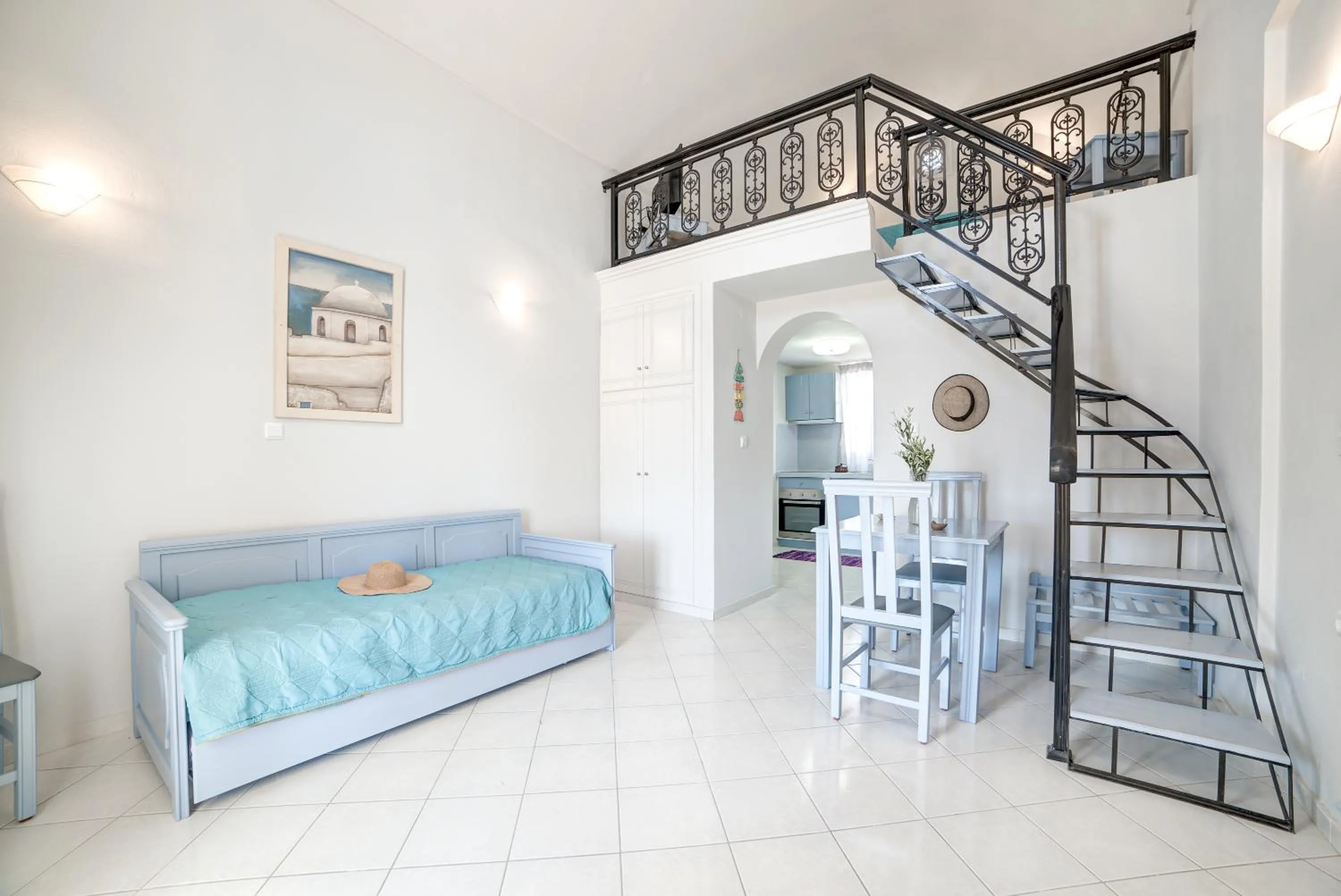 Split Level Apartment with Side Sea View in Monolithia