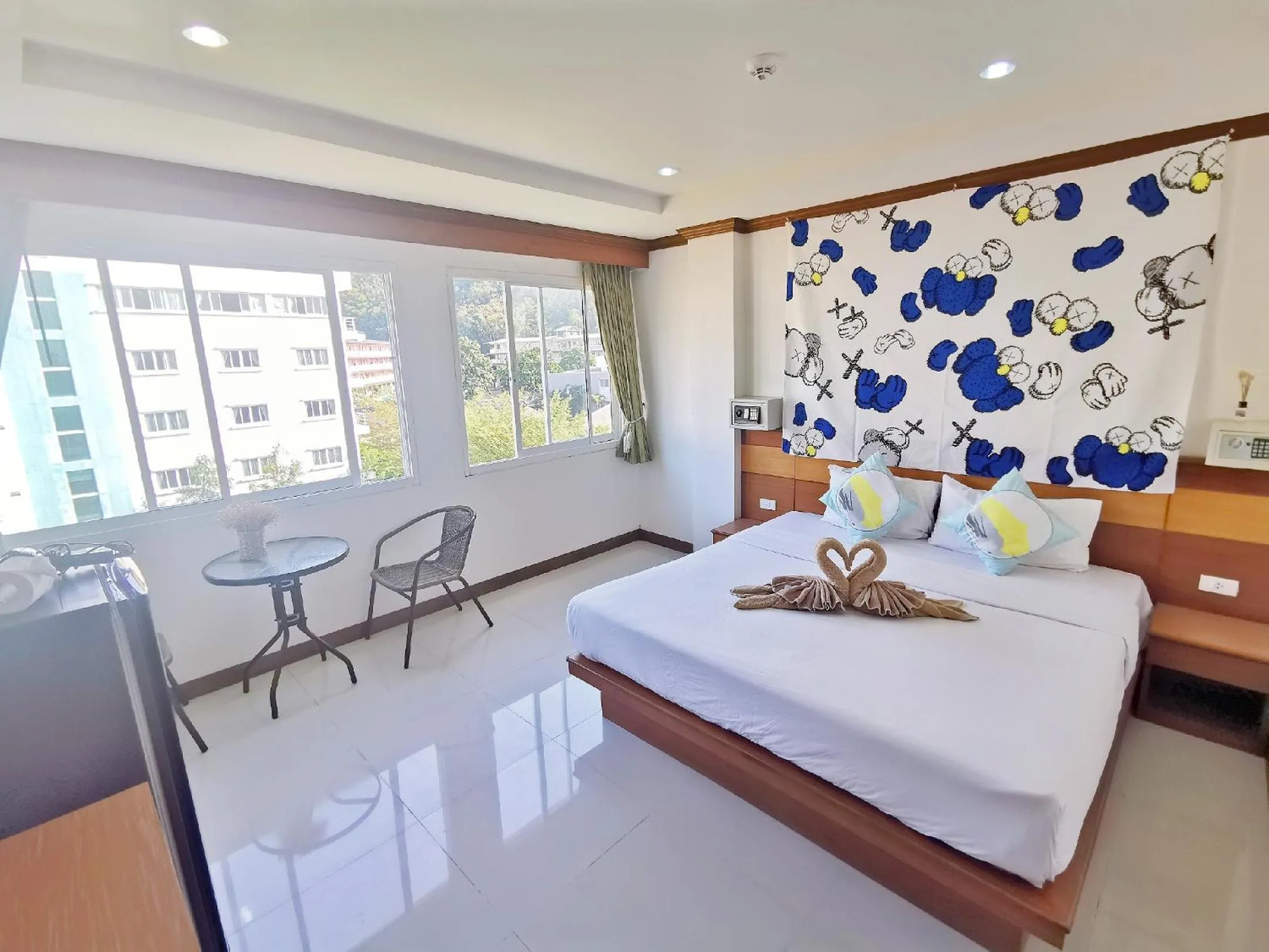 Bed in Lanting House Phuket