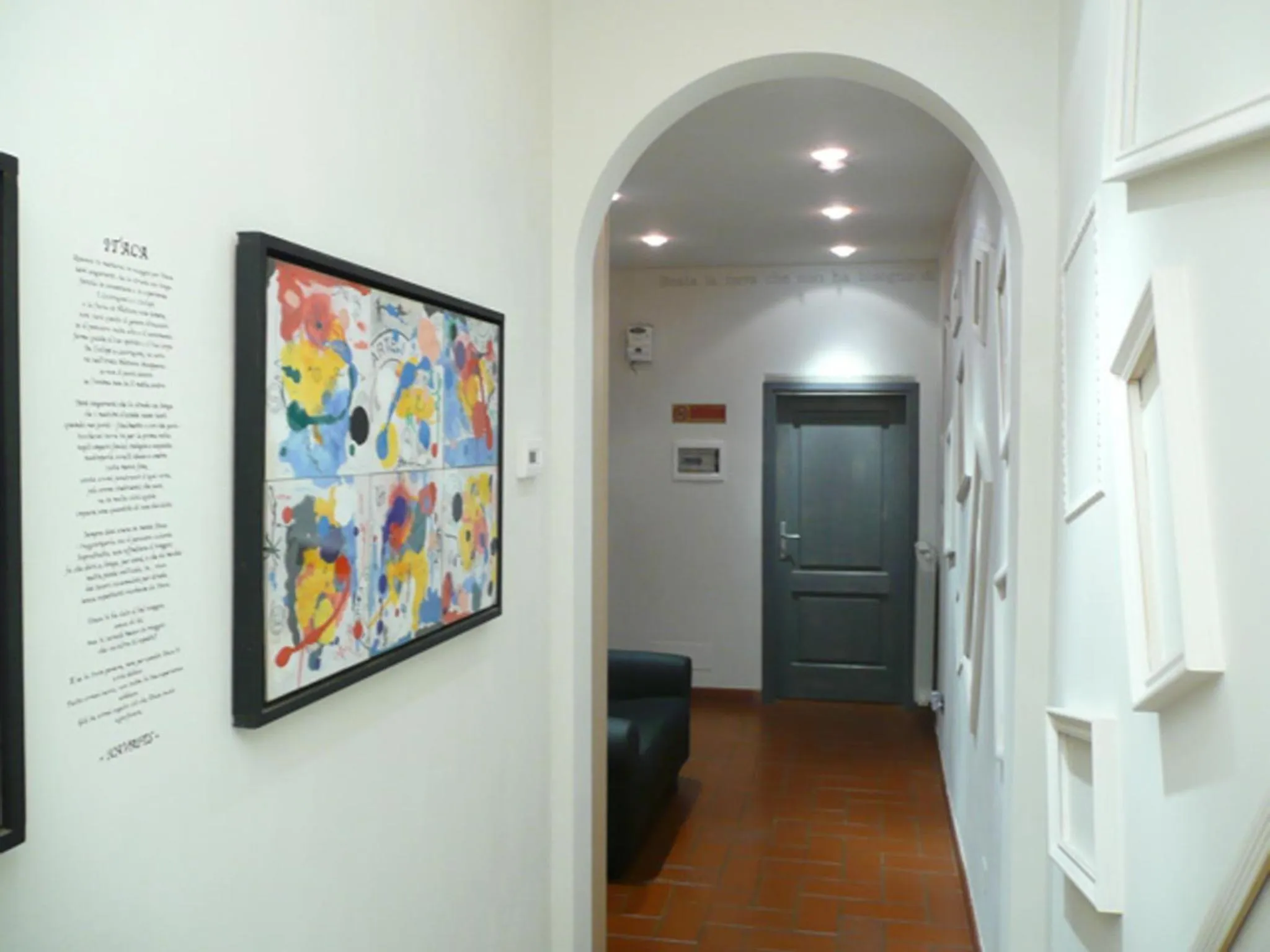 Decorative detail in Locanda dei Poeti Rooms & Apartments