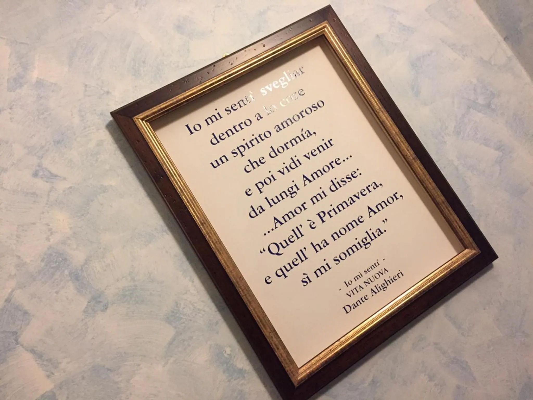 Decorative detail in Locanda dei Poeti Rooms & Apartments