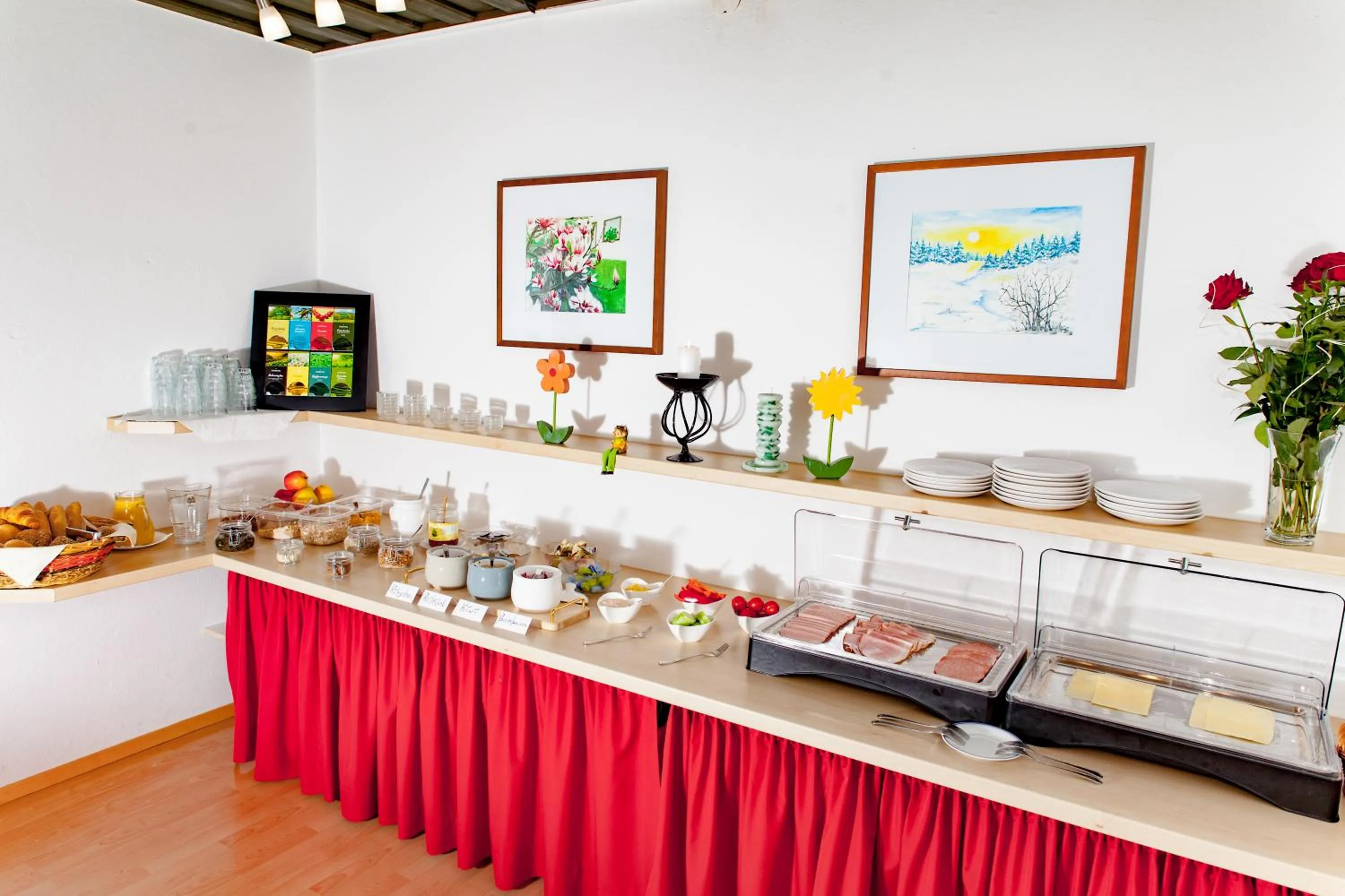 Buffet breakfast in Thermenpension Gigler