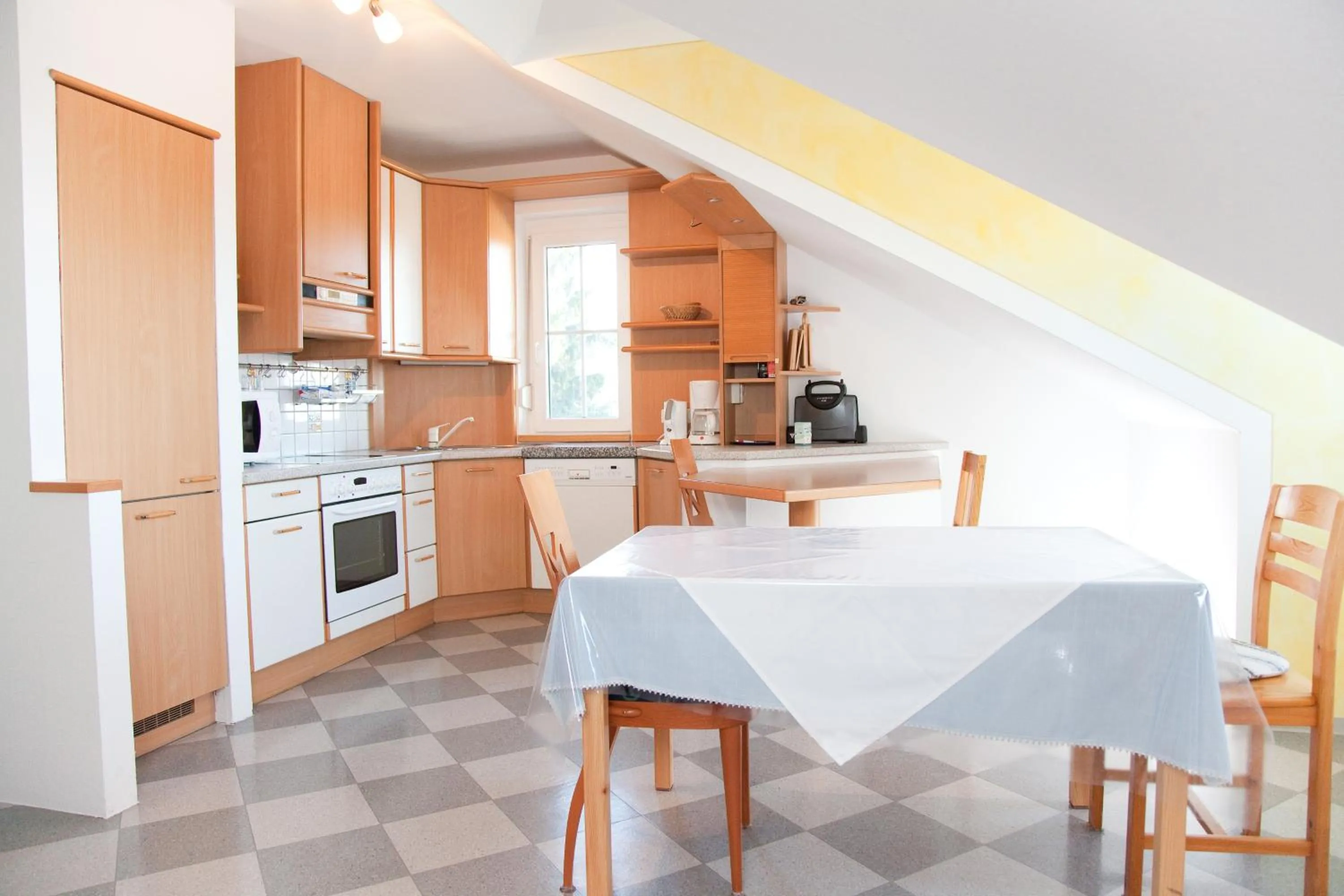 Kitchen or kitchenette in Thermenpension Gigler