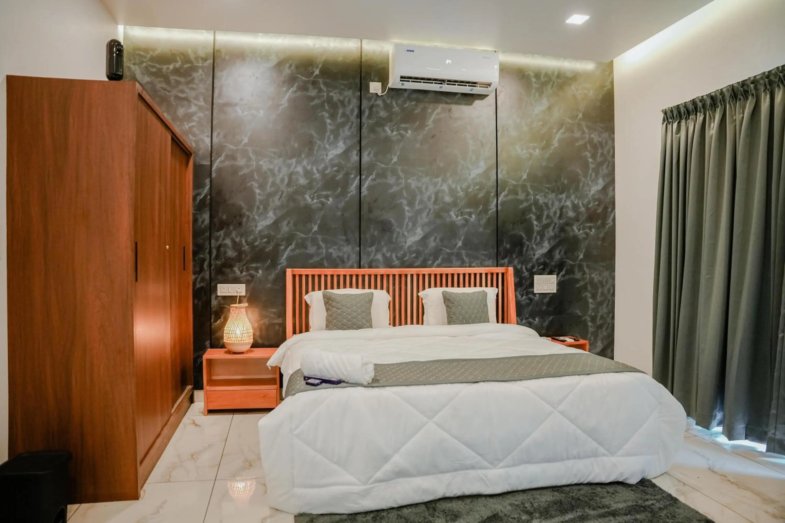 Bed in Ethnic Villa Wayanad