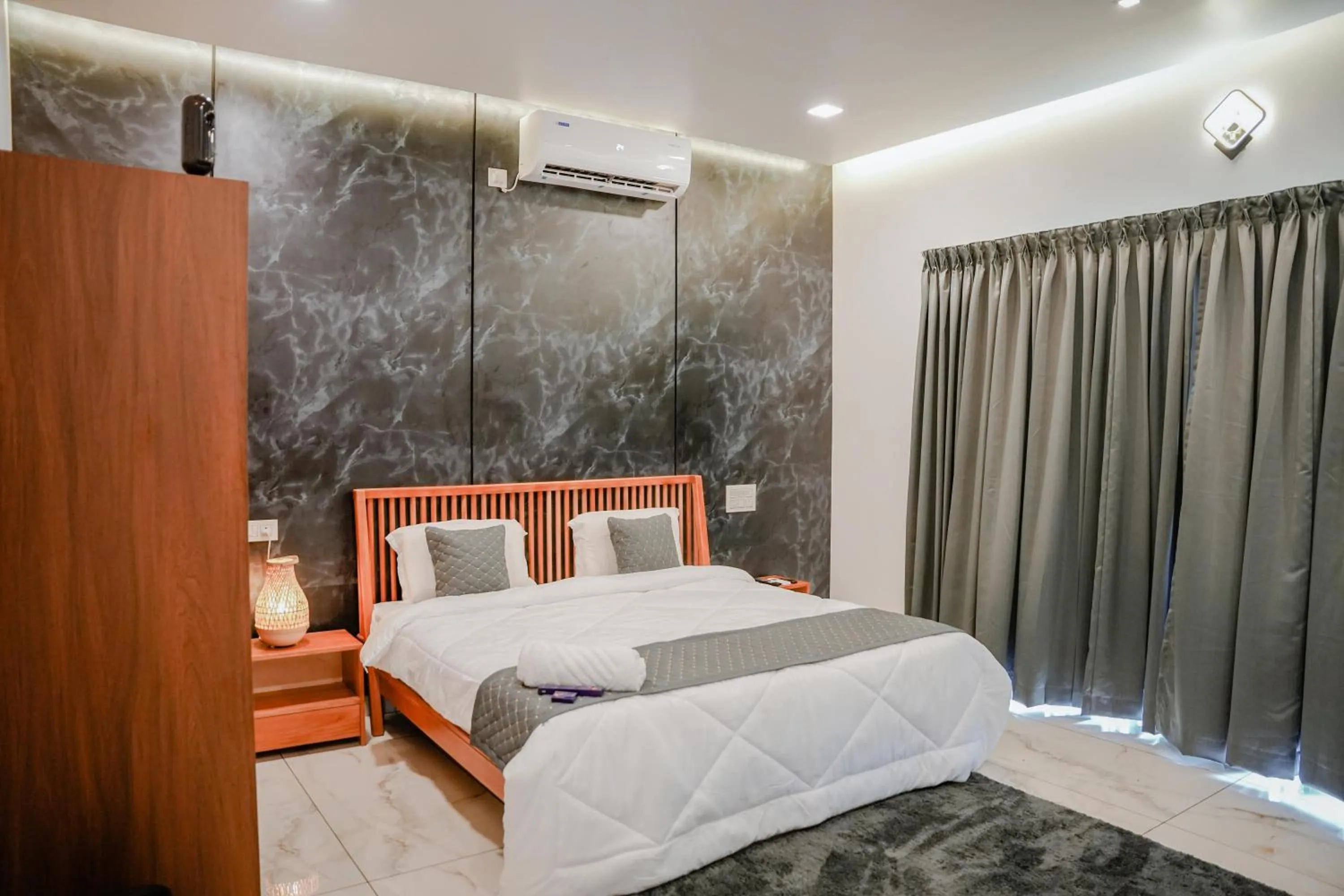 Bed in Ethnic Villa Wayanad