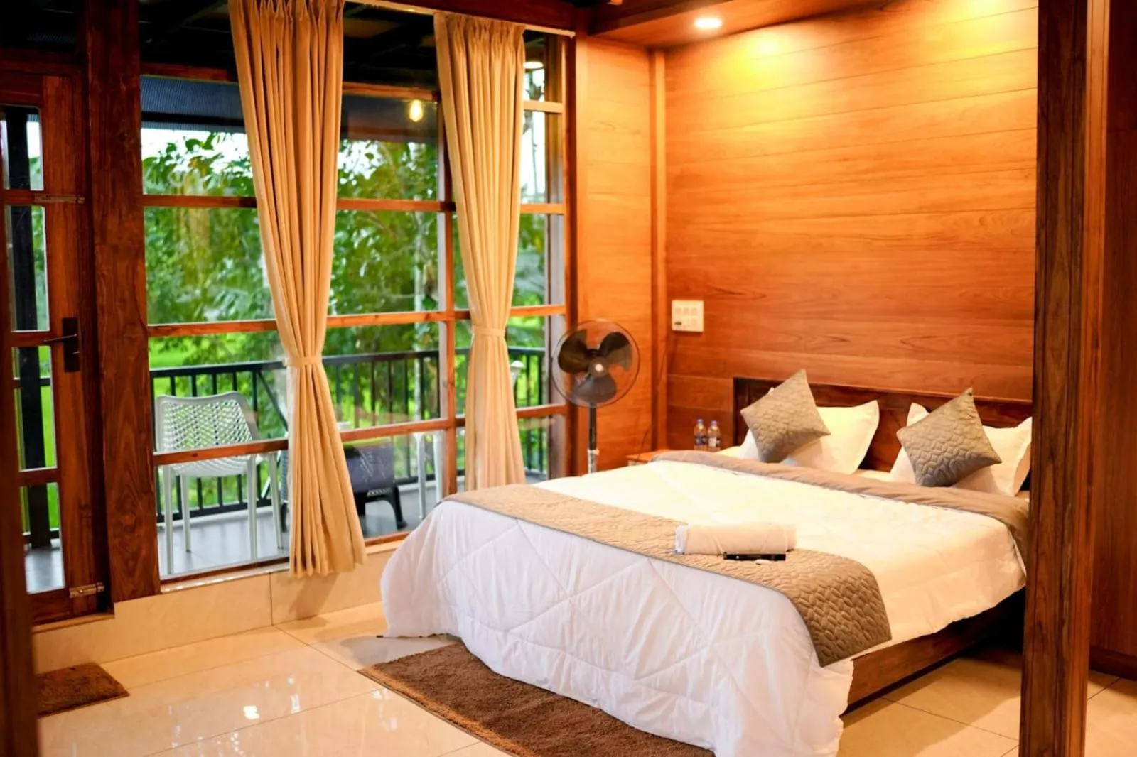 Bed in Ethnic Villa Wayanad