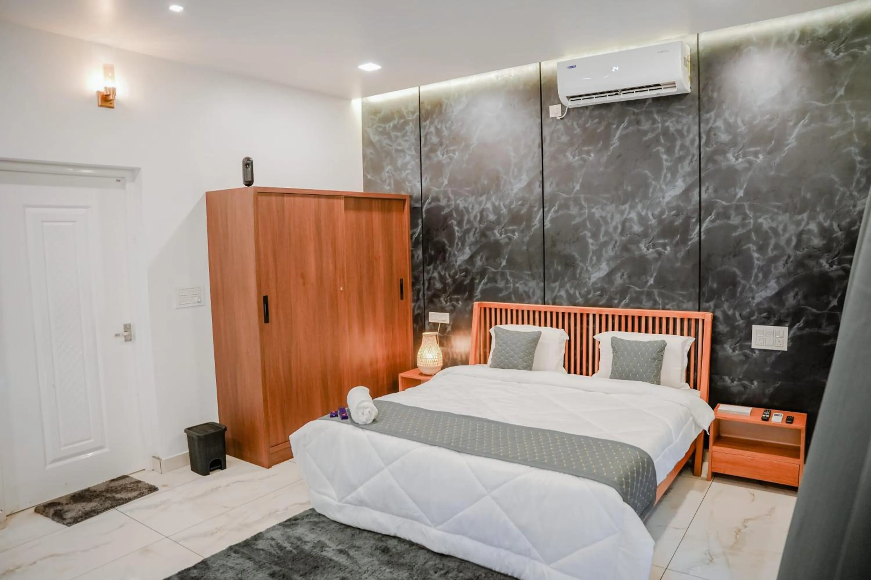 Bed in Ethnic Villa Wayanad