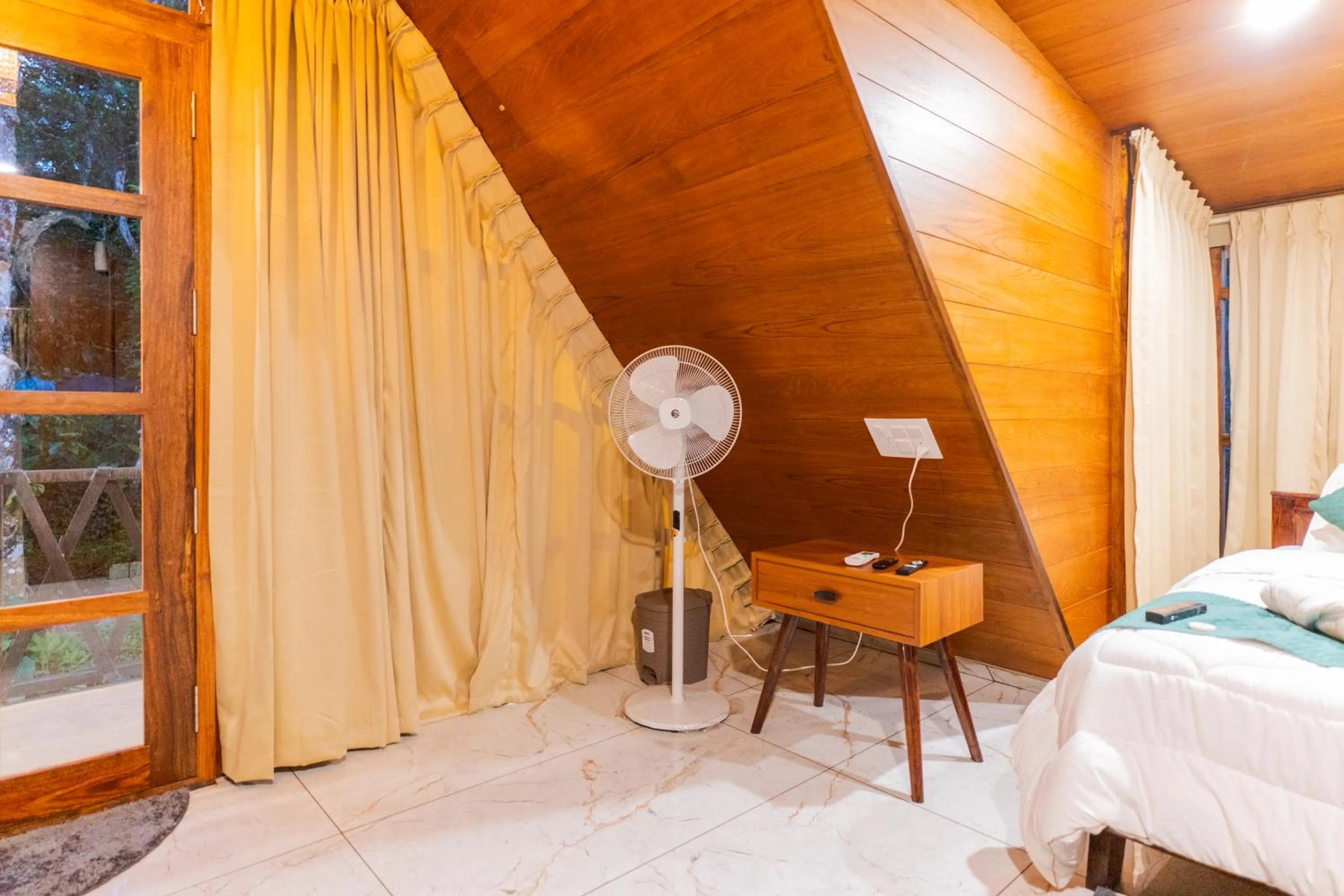 Bedroom, Bed in Ethnic Villa Wayanad