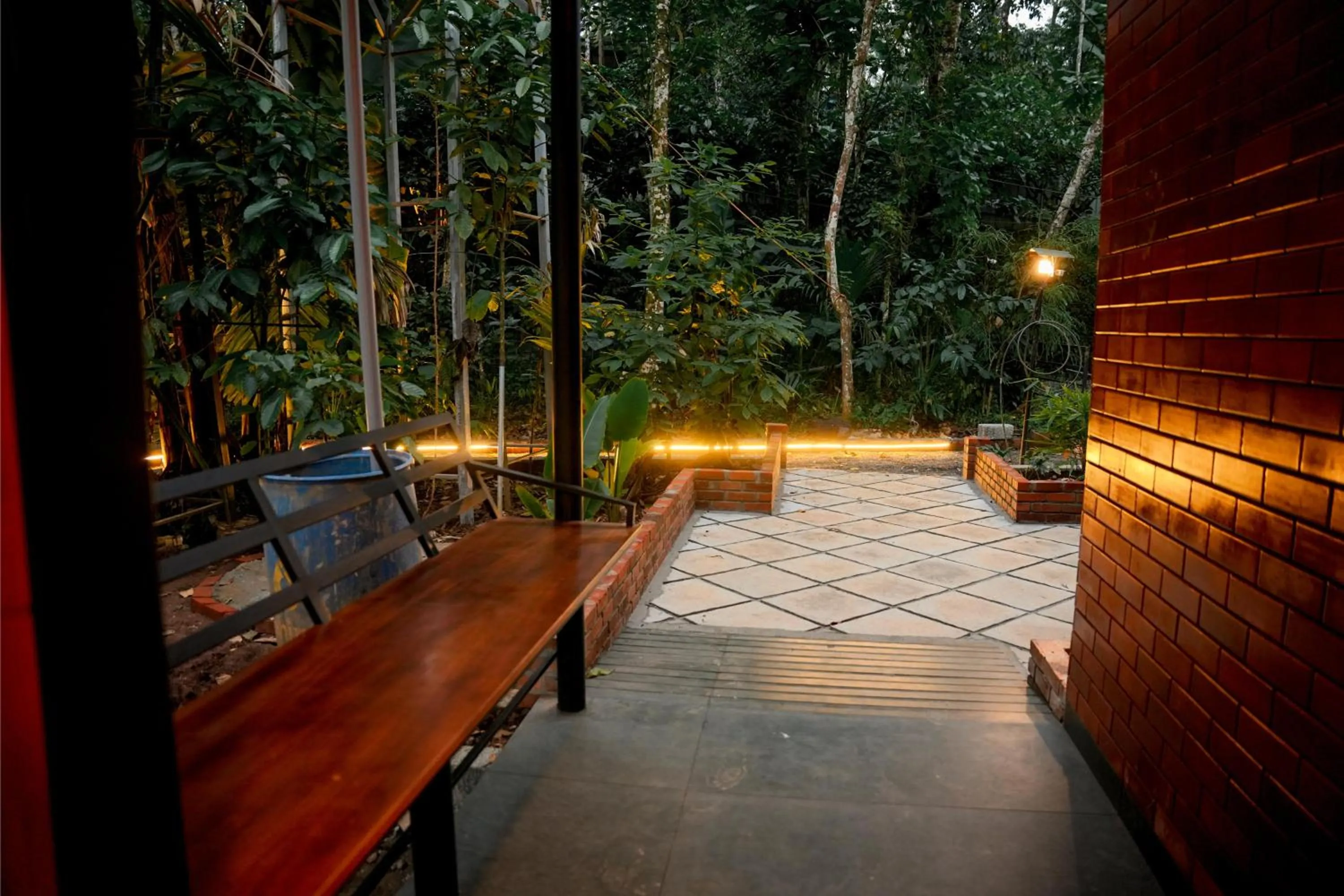Patio in Ethnic Villa Wayanad