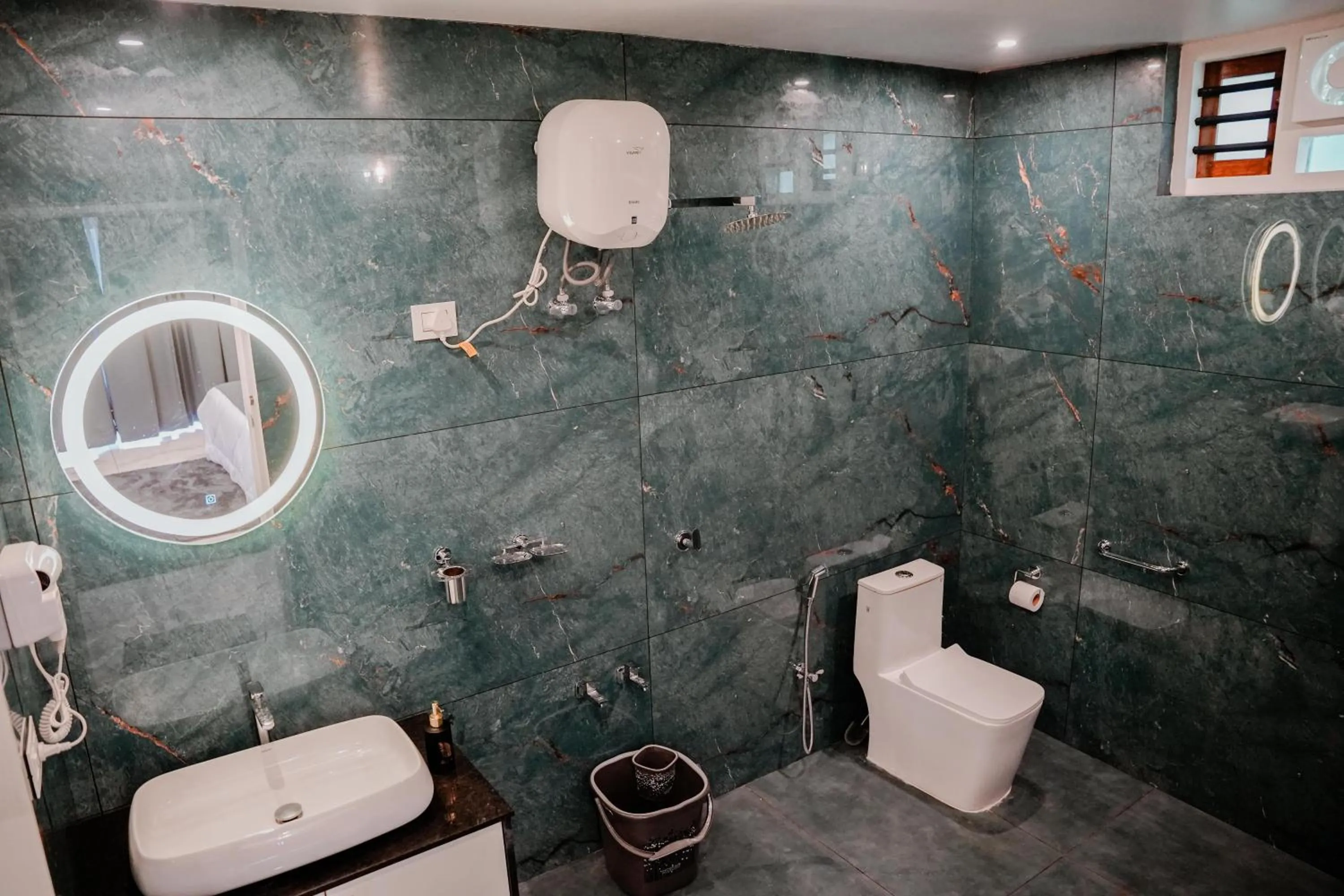 Shower in Ethnic Villa Wayanad