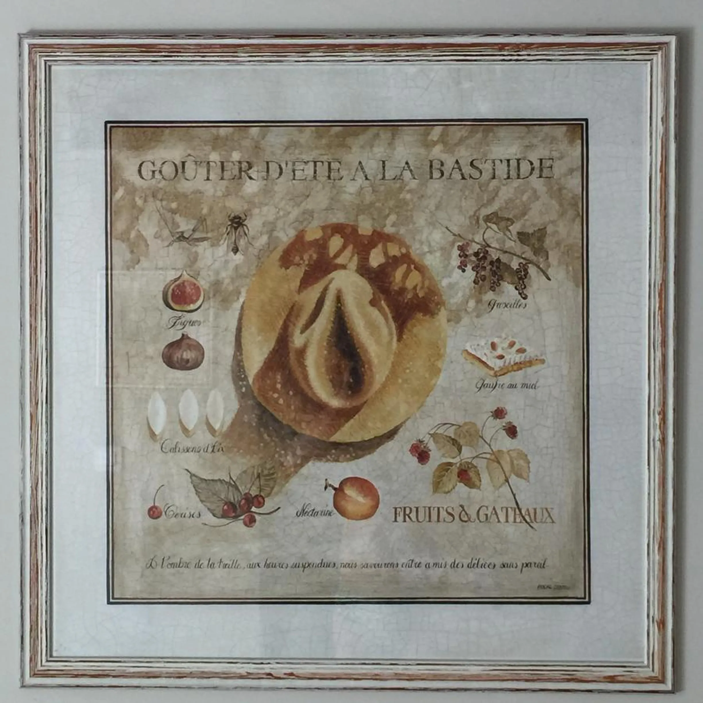 Decorative detail in La Bastide au Ventoux