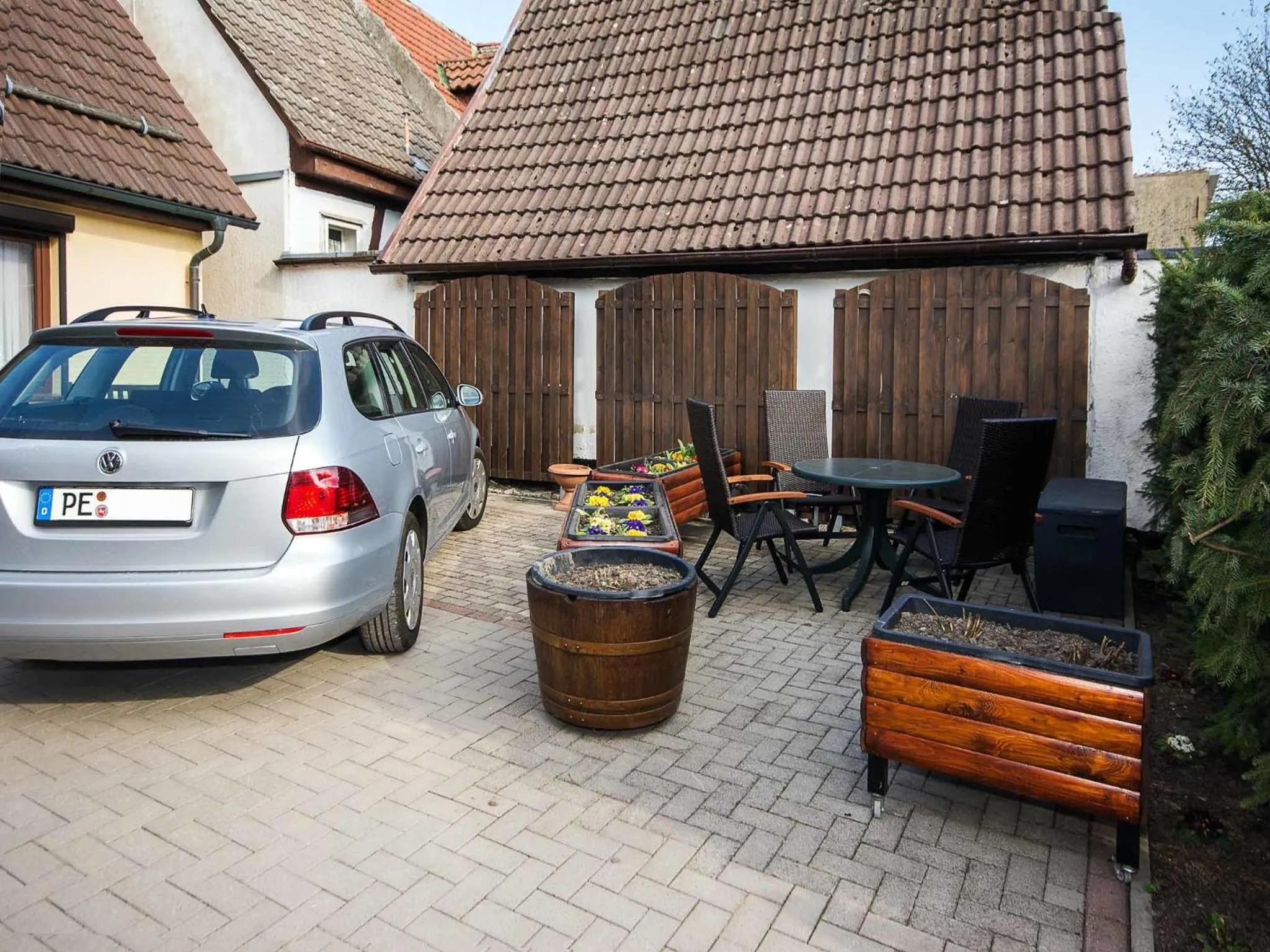 Patio in Ferienhaus Prinzler