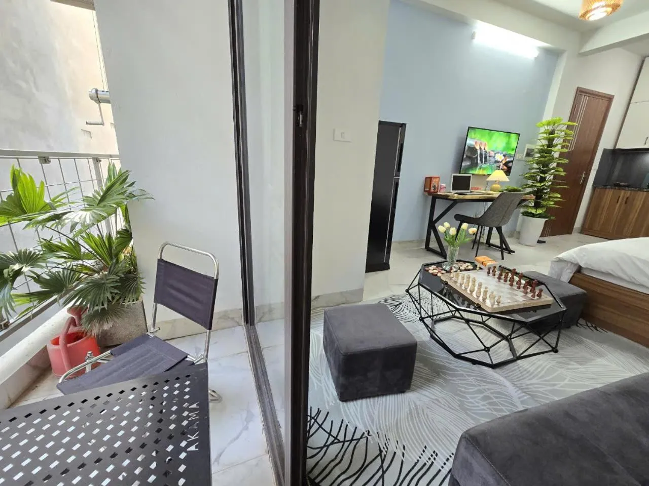 Balcony/Terrace in The Chilling'N Homestay Ha Noi 89