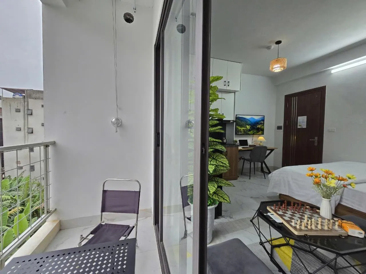 Balcony/Terrace in The Chilling'N Homestay Ha Noi 89