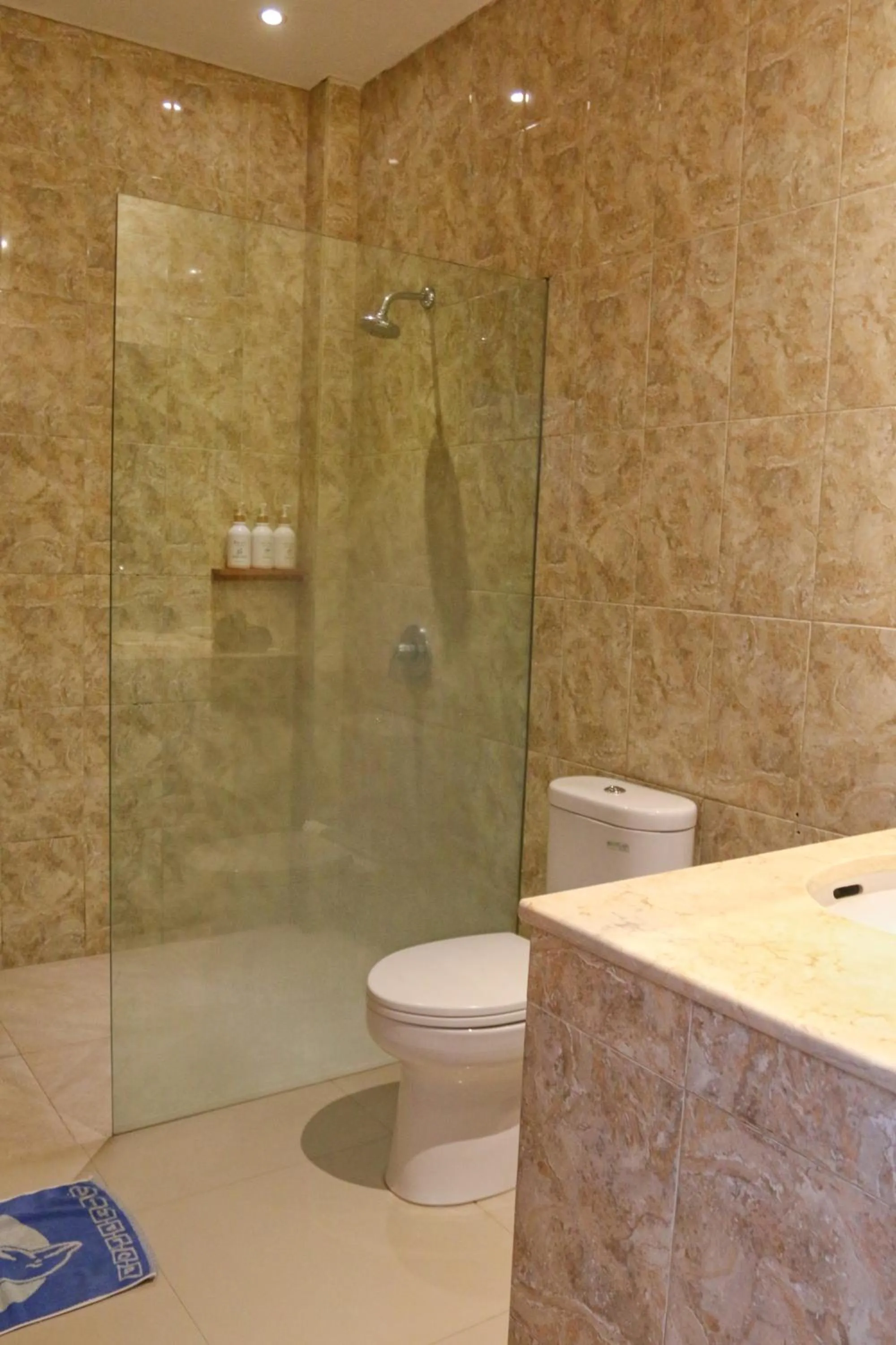 Shower in The Gong