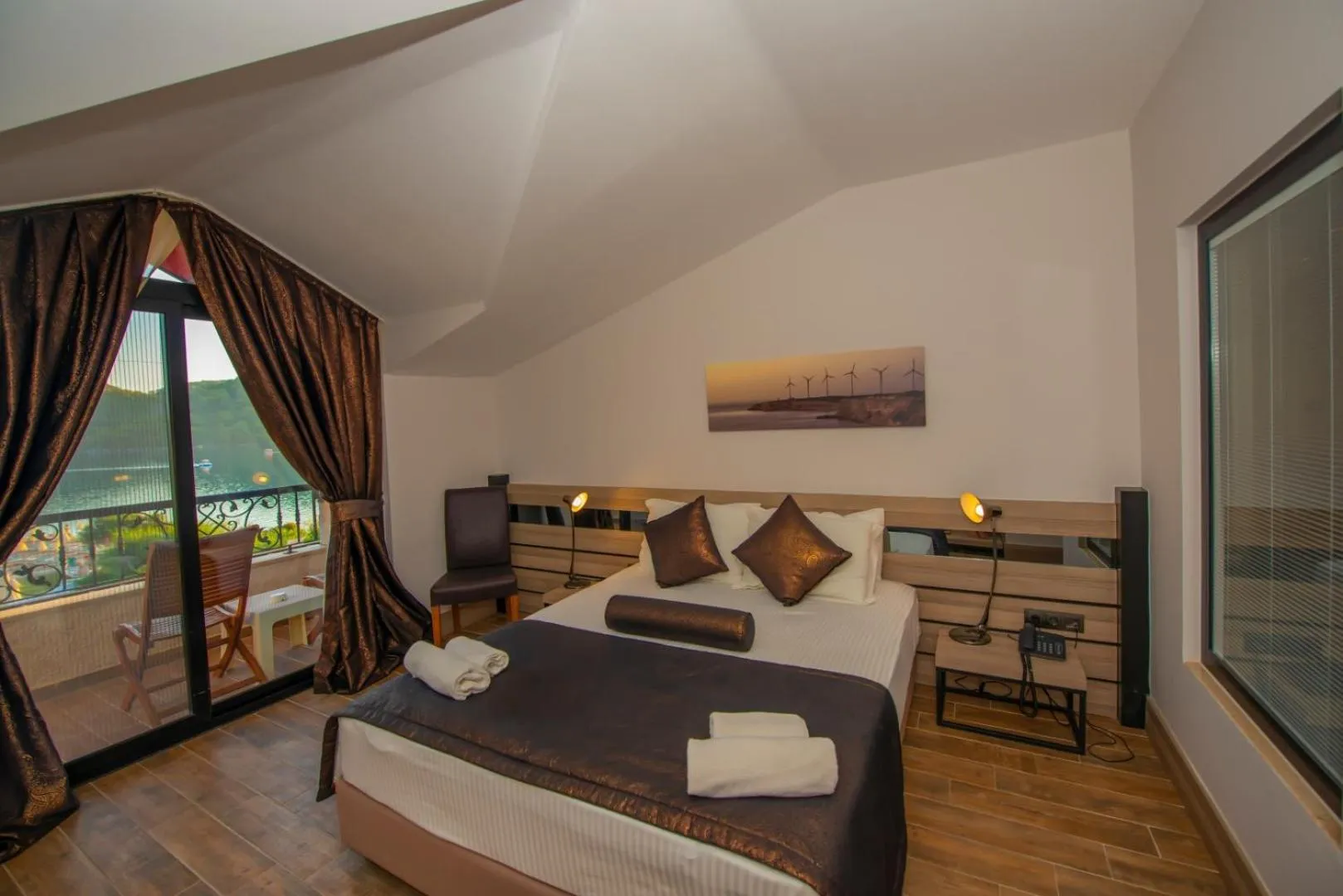 Decorative detail, Bed in S3 Seahorse Beach Club