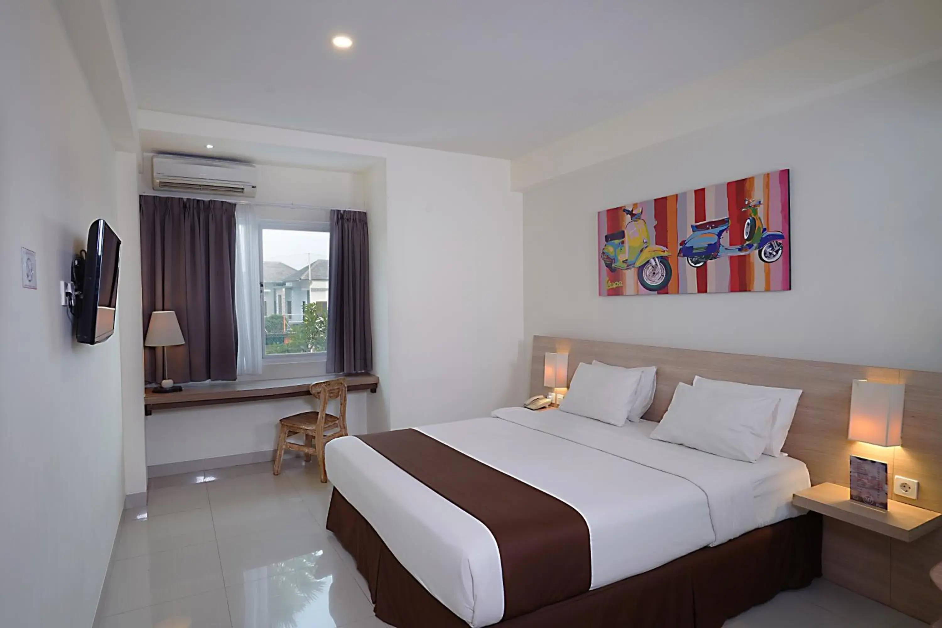 Bed in The Salak Style Hotel Bed in The Salak Style Hotel