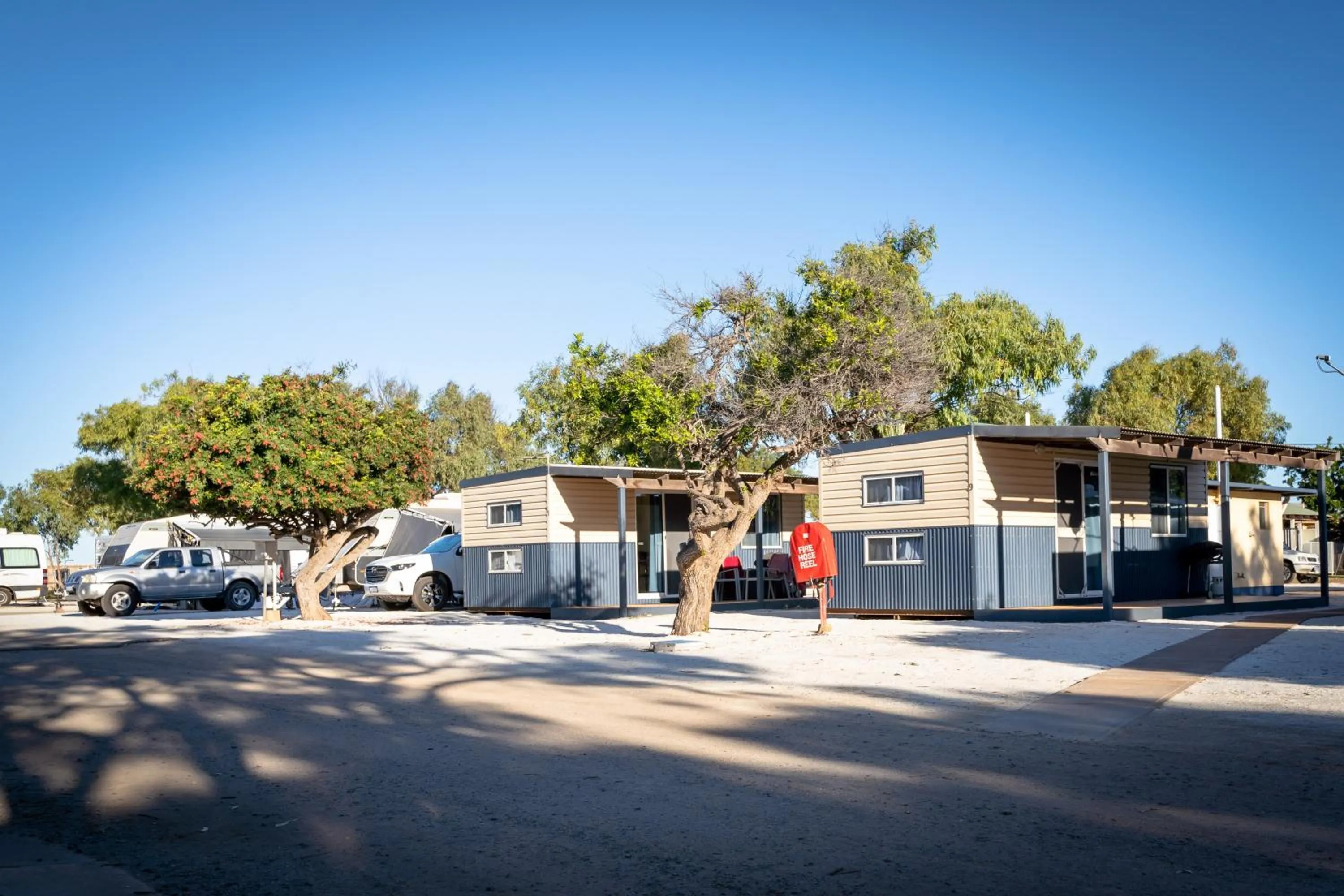 Family Cabin with Private External Bathroom in Coral Coast Tourist Park