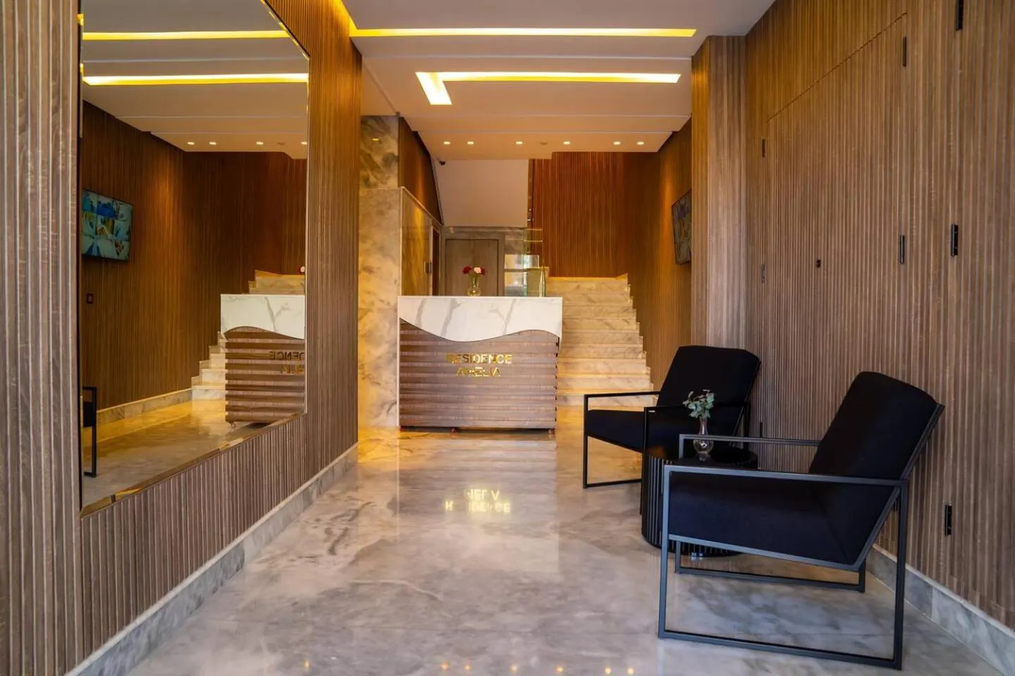 Lobby or reception in Amelia Appart-Hotel