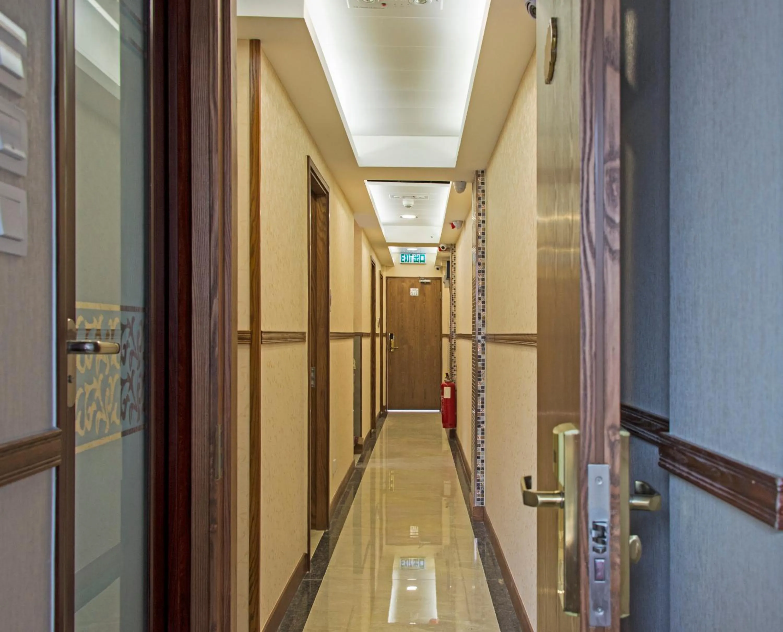 Decorative detail in Celltronik Hostel 先創旅店