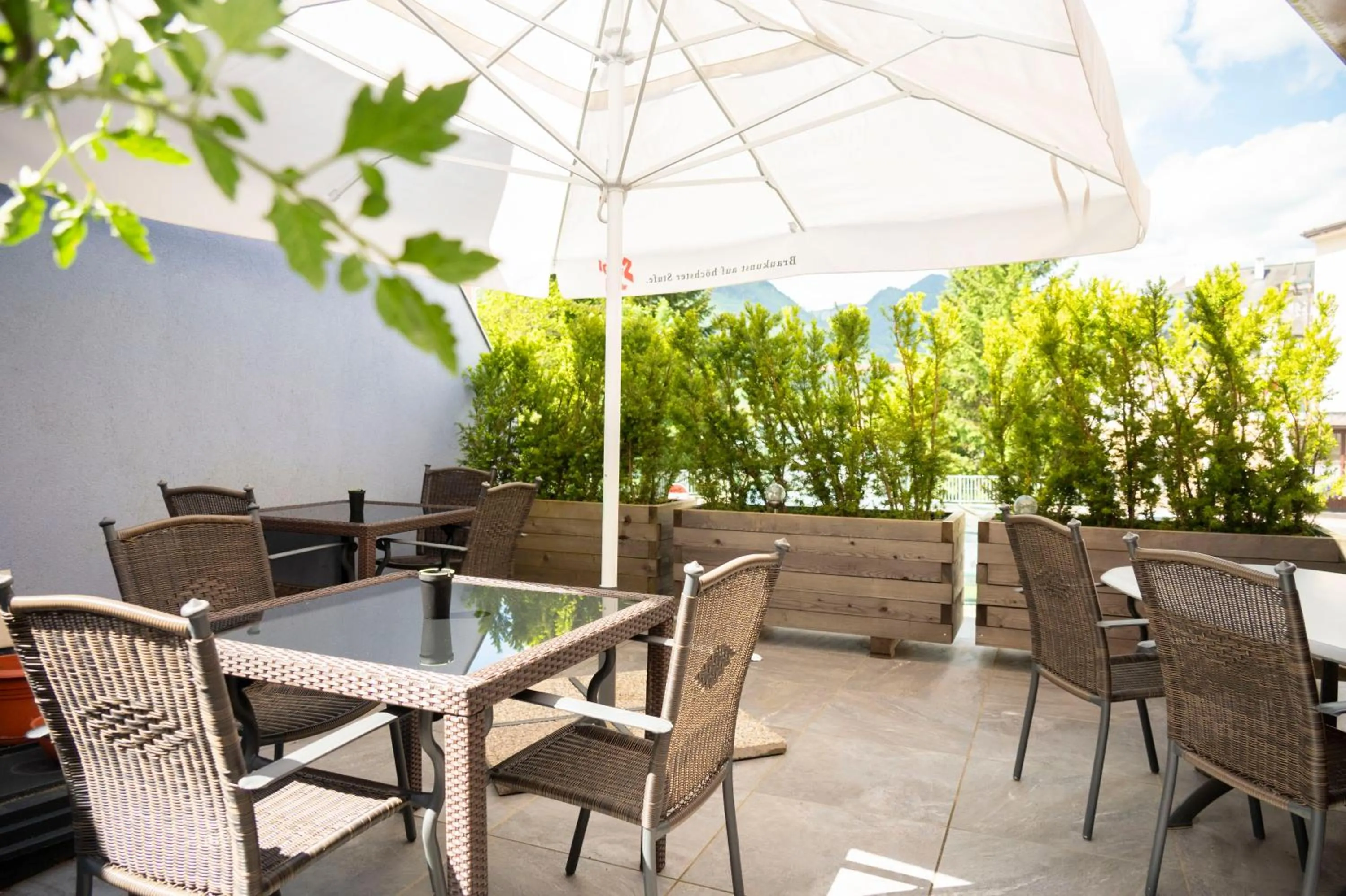 Balcony/Terrace in Bed & Breakfast Goldener Stiefel