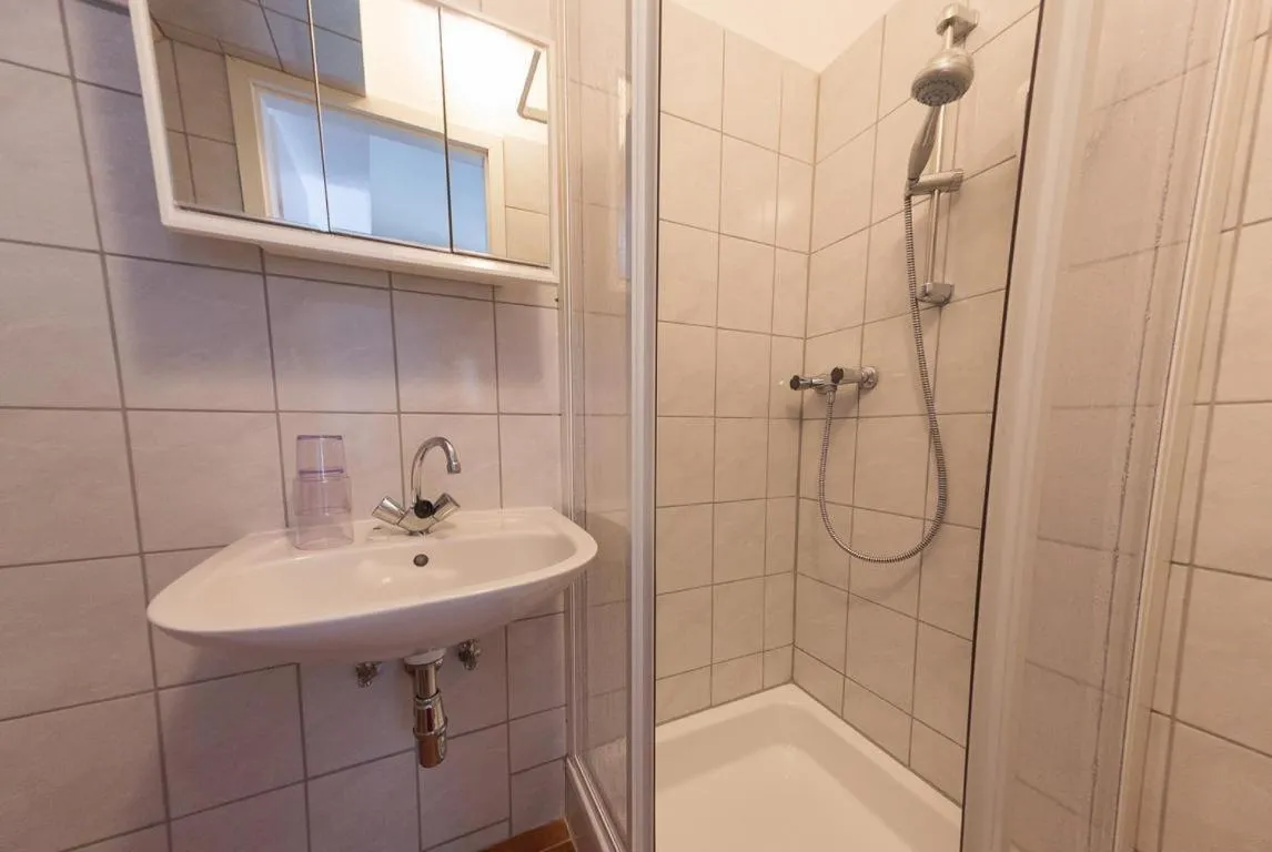 Bathroom in Bed & Breakfast Goldener Stiefel
