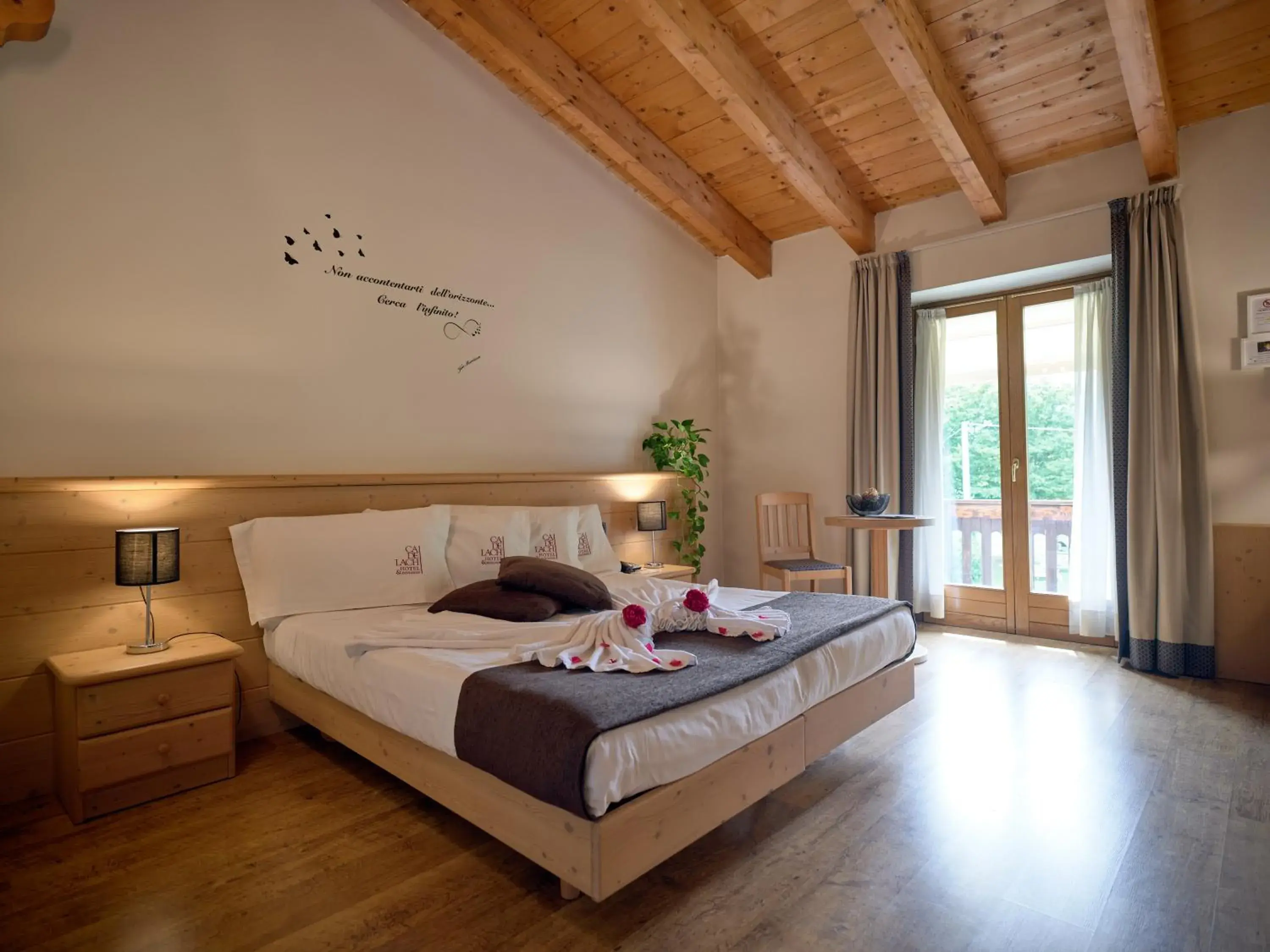 Bedroom, Bed in Ai Cadelach Hotel Giulia Bedroom, Bed in Ai Cadelach Hotel Giulia