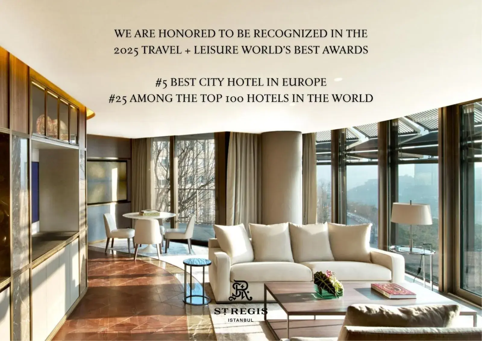 Cosmopolitan Suite with Macka Park View (St. Regis Butler Service) in The St. Regis Istanbul Cosmopolitan Suite with Macka Park View (St. Regis Butler Service) in The St. Regis Istanbul