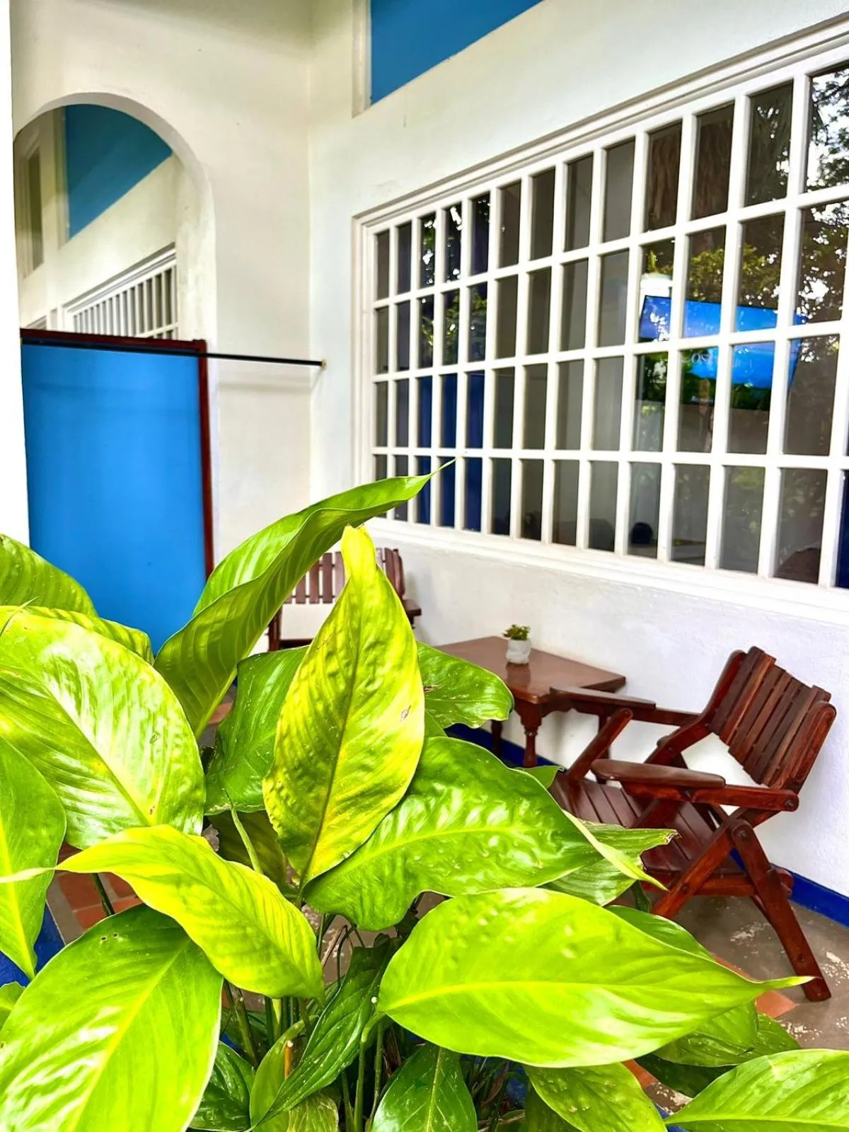Seating area in La Puerta del Sol