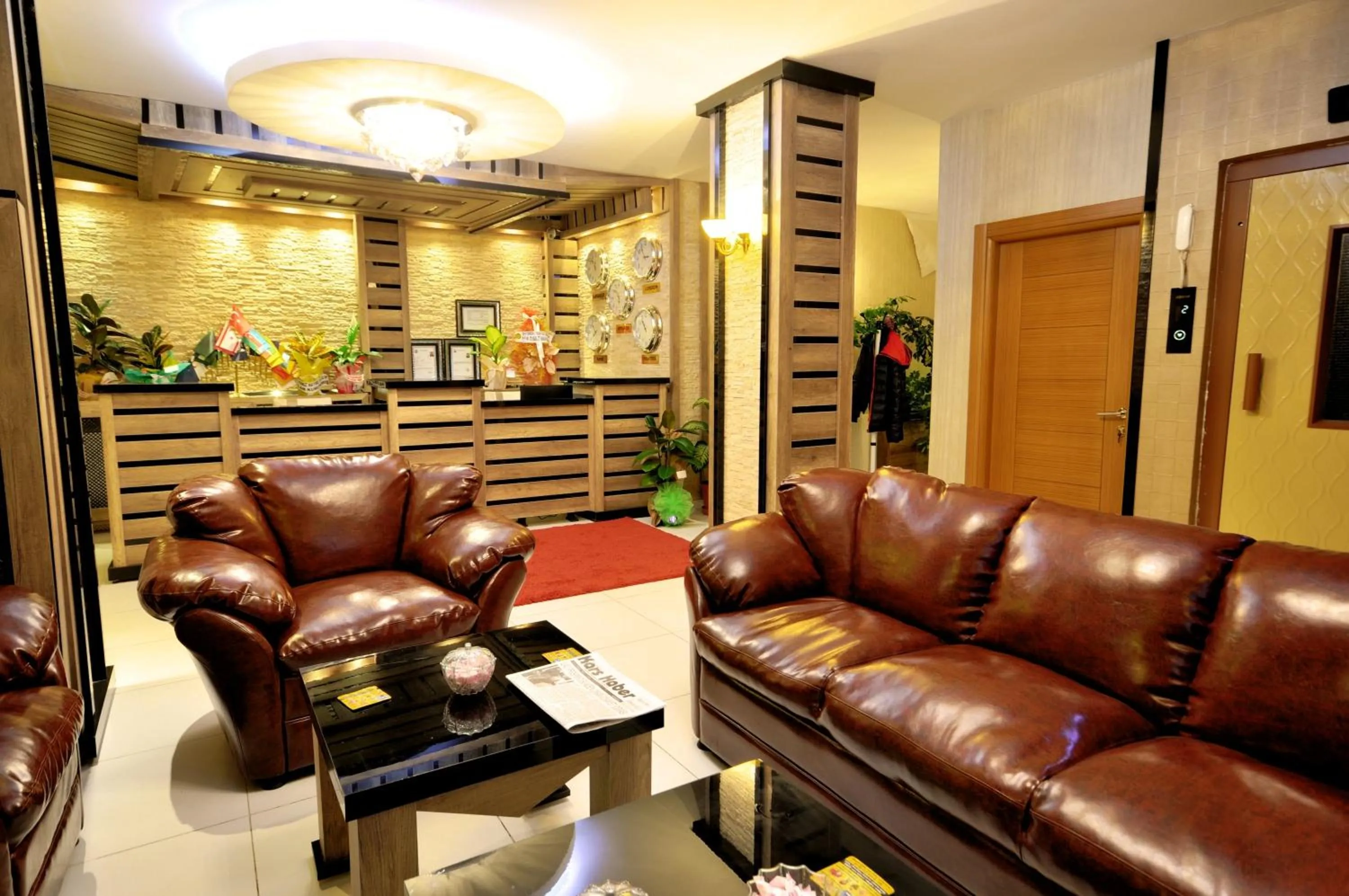 Seating area in Kars Konak Hotel