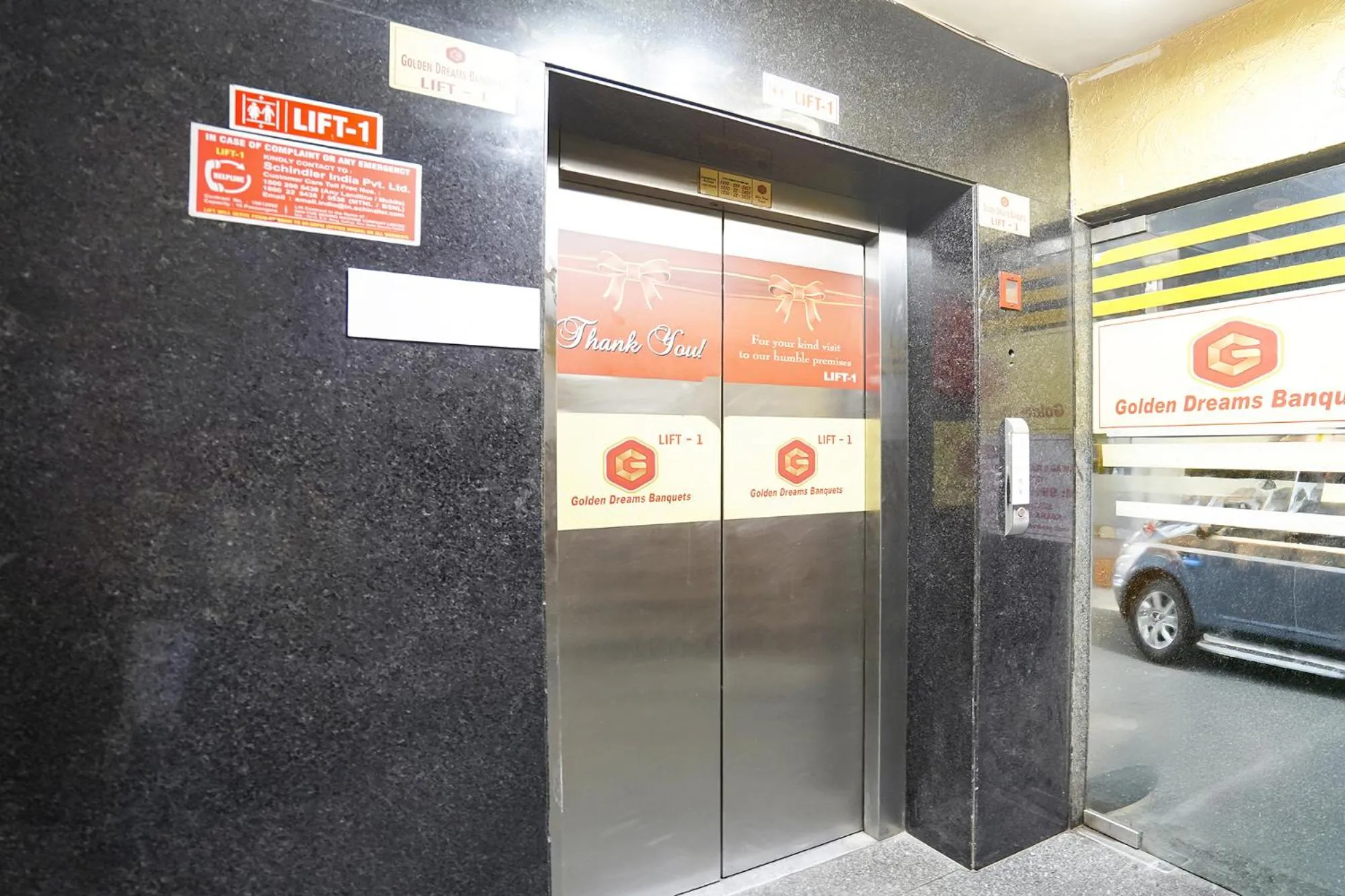 elevator in FabHotel Golden Eye Inn - Nehru Place Market