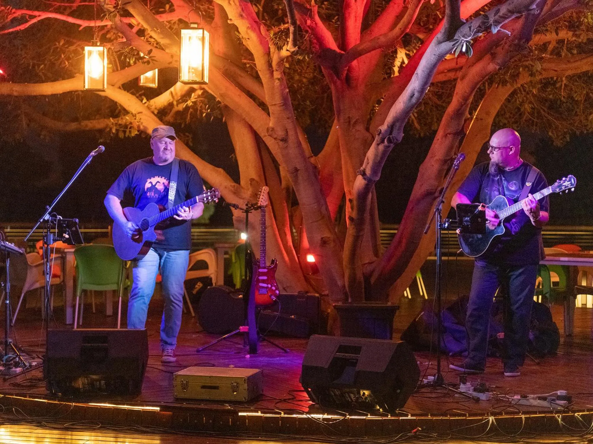 Evening entertainment in Dikhololo