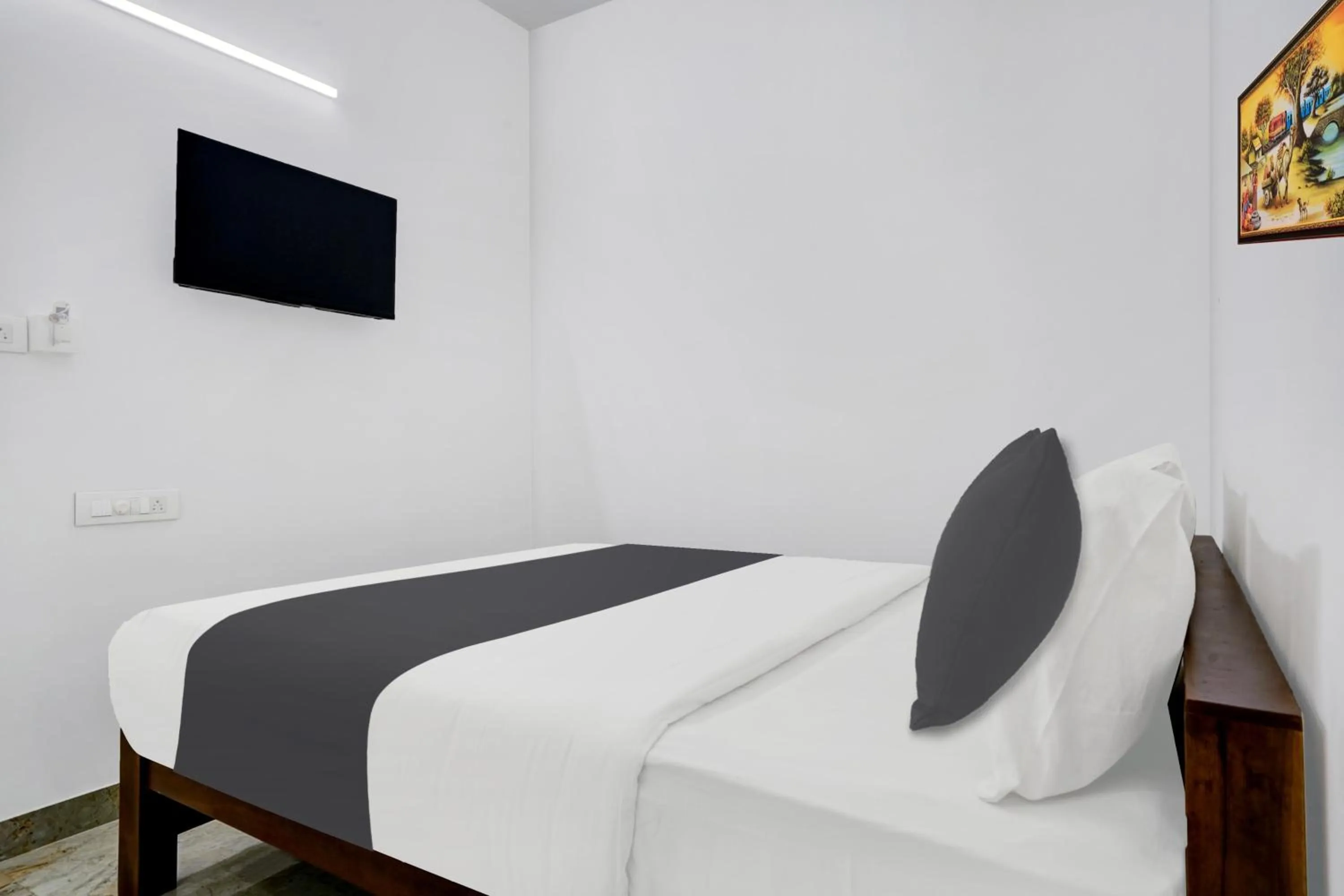 Bedroom, Bed in Hotel O EVA RESIDENCY