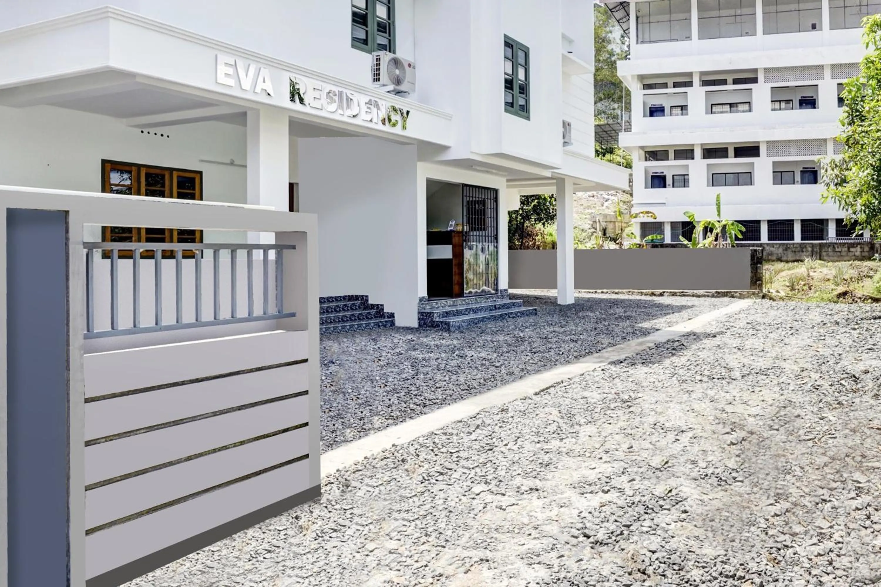 Facade/entrance in Hotel O EVA RESIDENCY