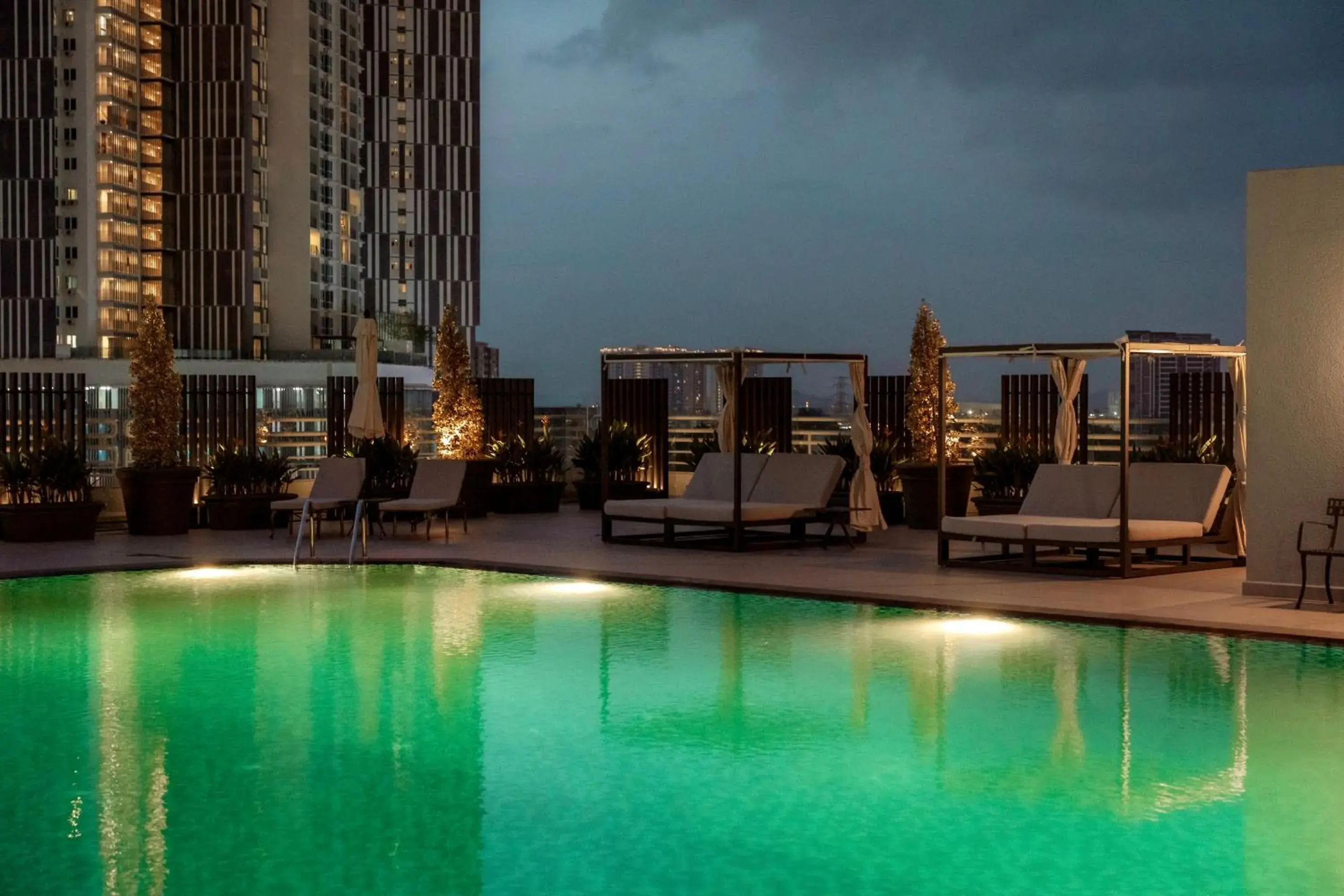 Pool view in Dusit Princess Melaka Pool view in Dusit Princess Melaka