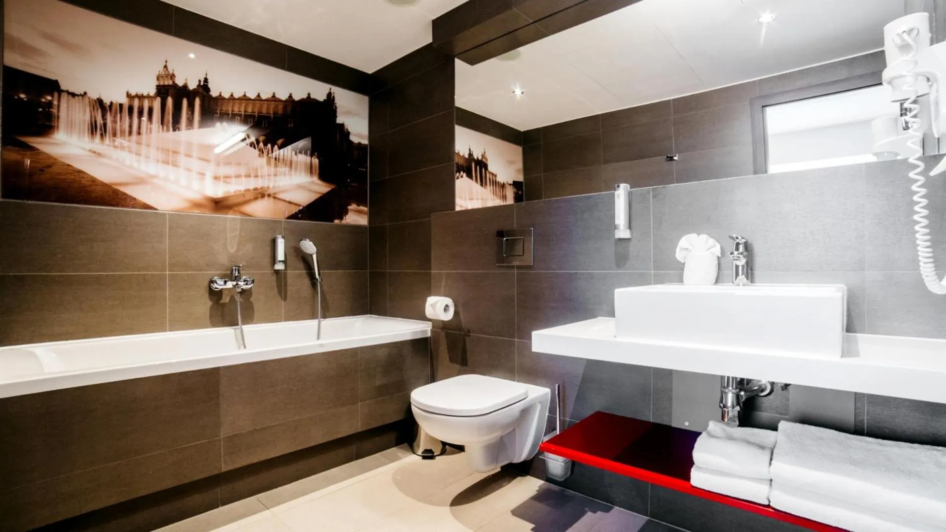 Bathroom in Q Hotel Plus Kraków