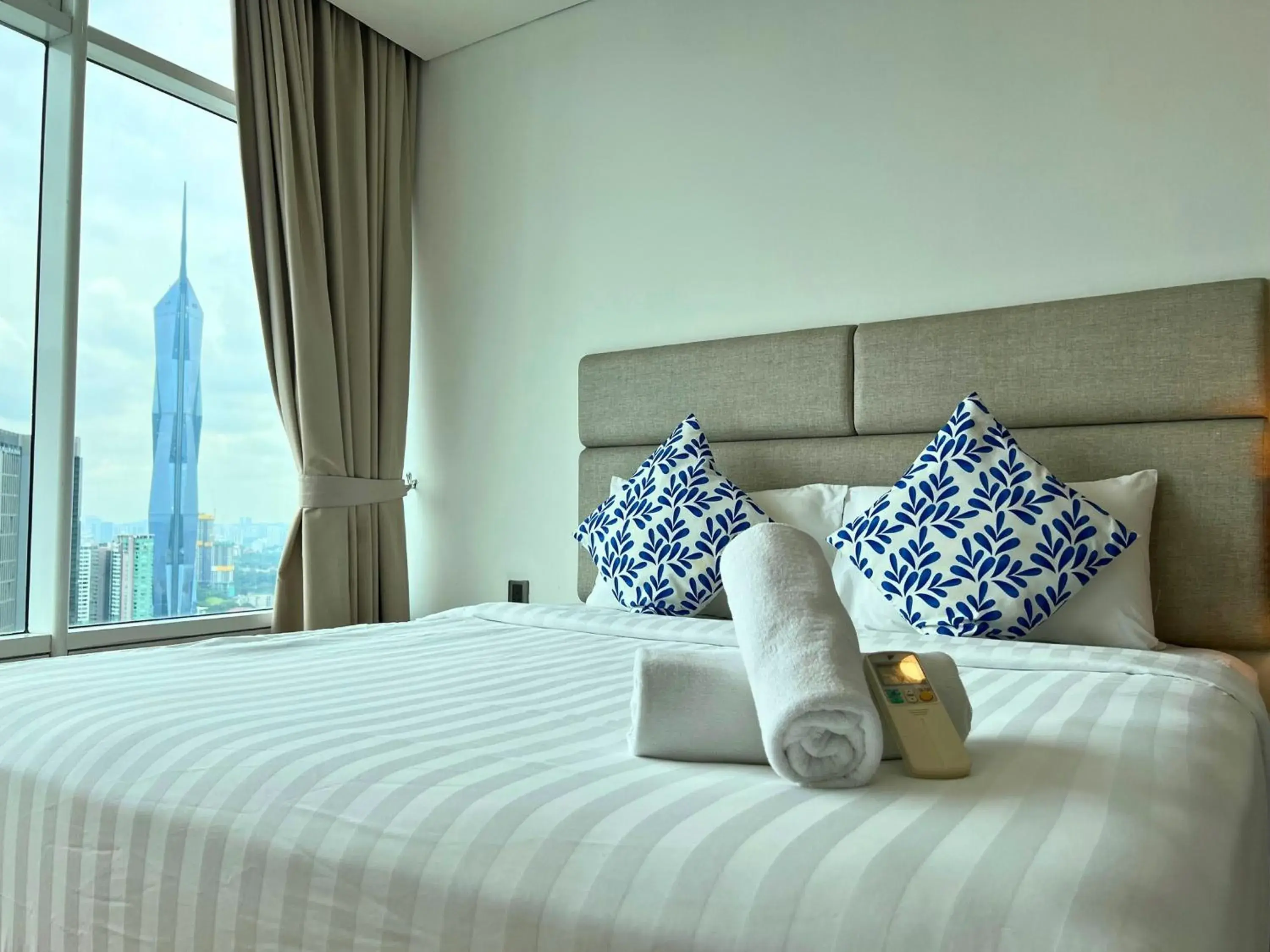 Bed in Vortex Apartments Kuala Lumpur Bed in Vortex Apartments Kuala Lumpur