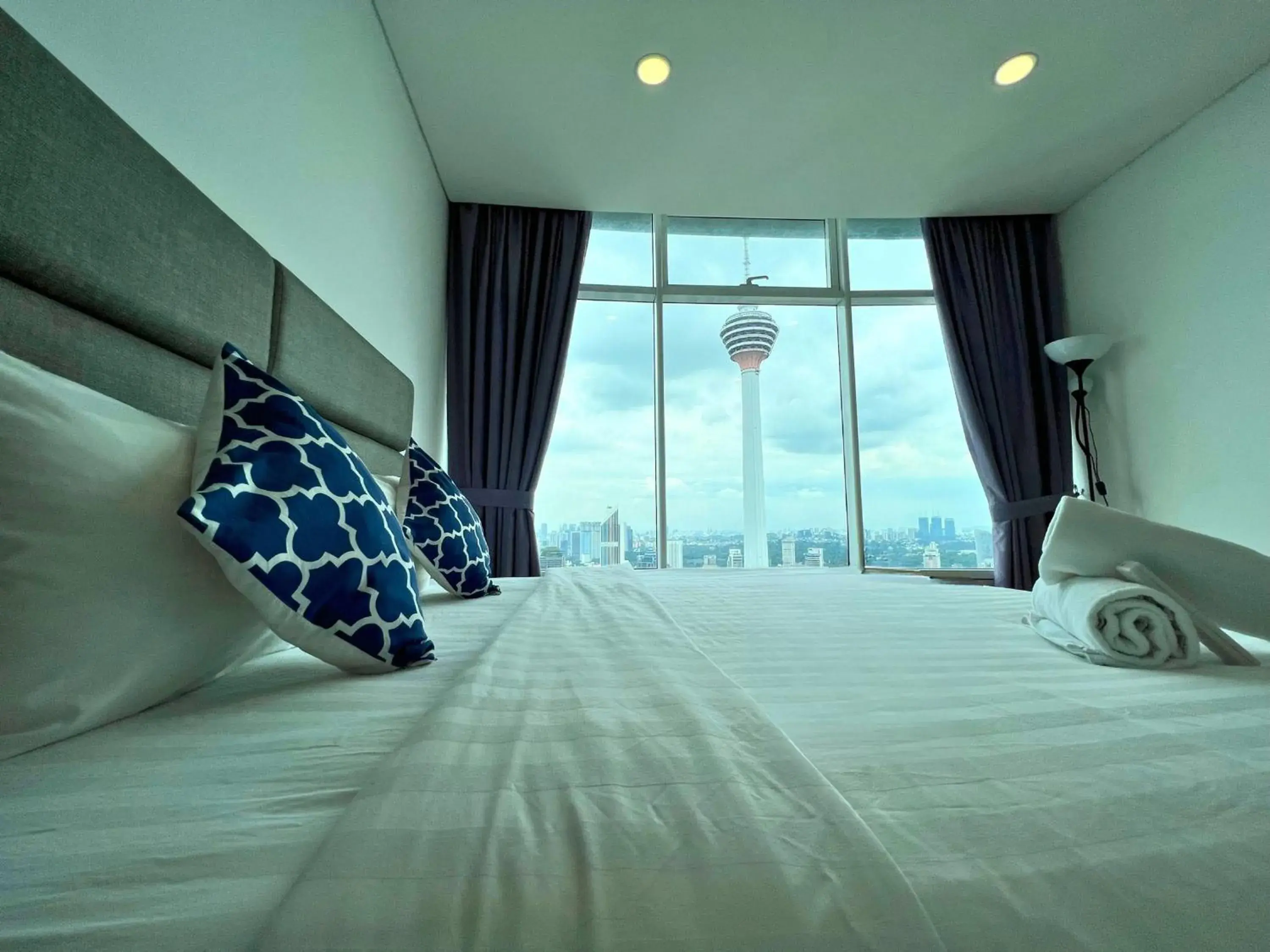 Bed in Vortex Apartments Kuala Lumpur Bed in Vortex Apartments Kuala Lumpur