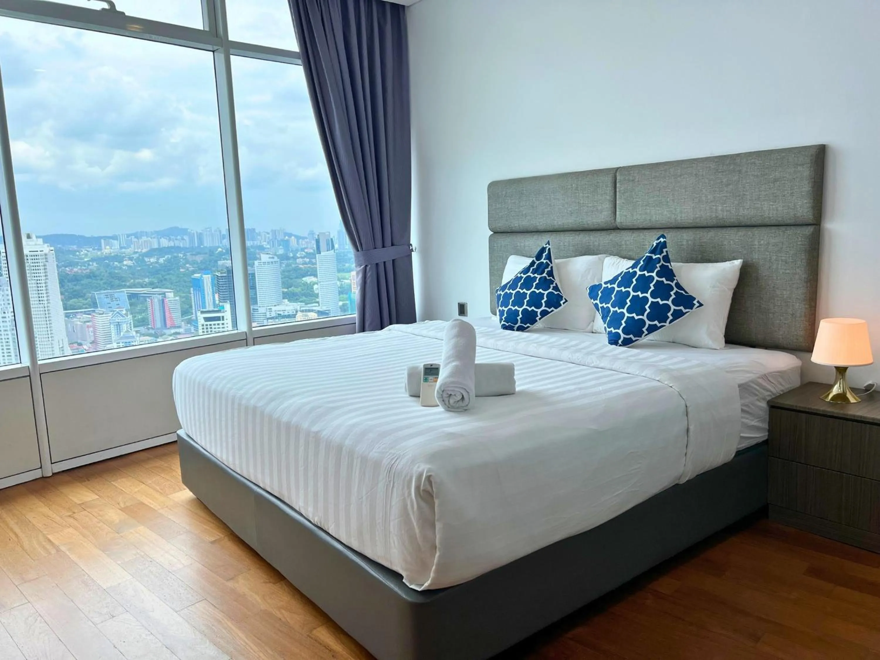 Bed in Vortex Apartments Kuala Lumpur