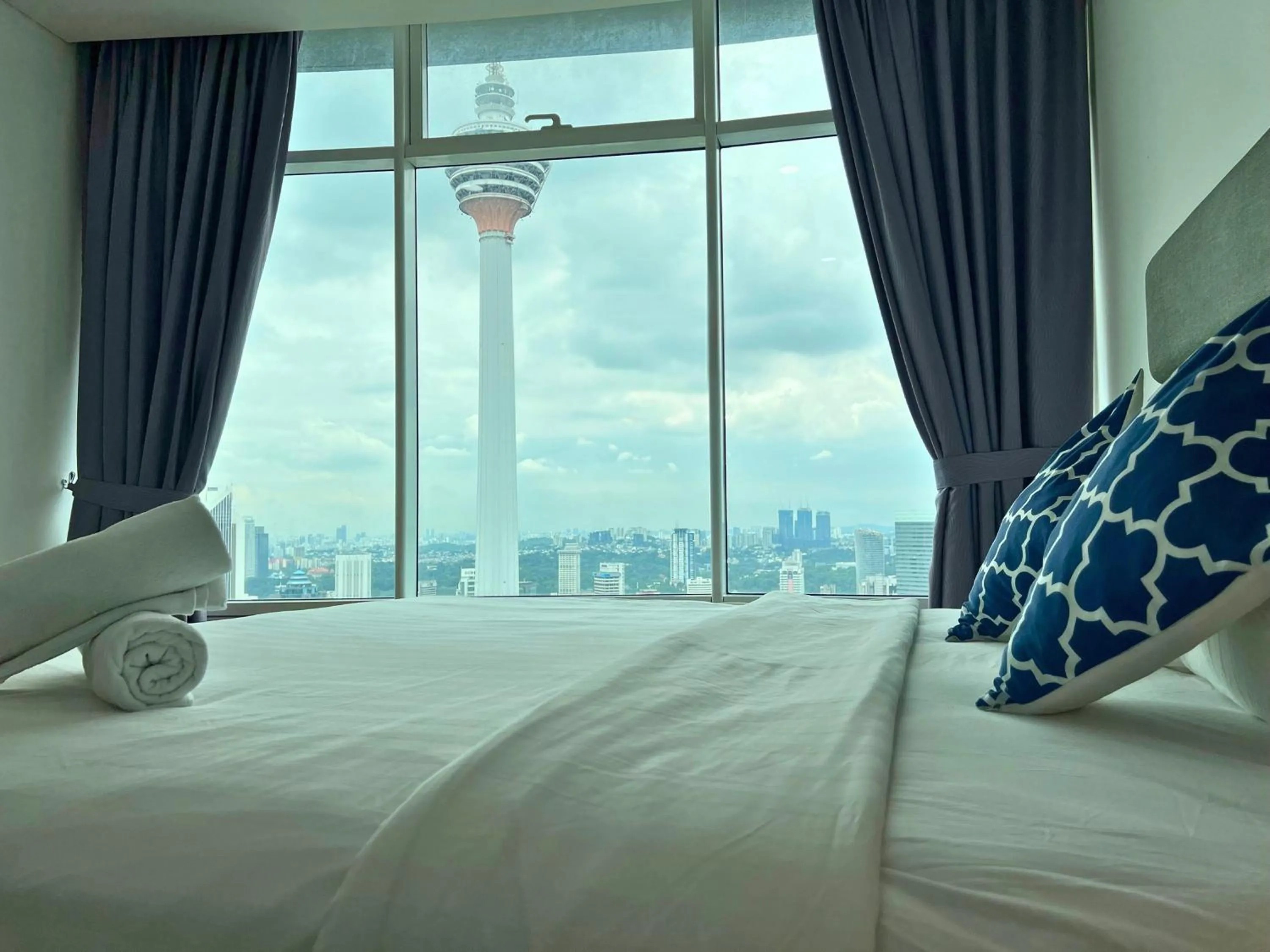 Bed in Vortex Apartments Kuala Lumpur