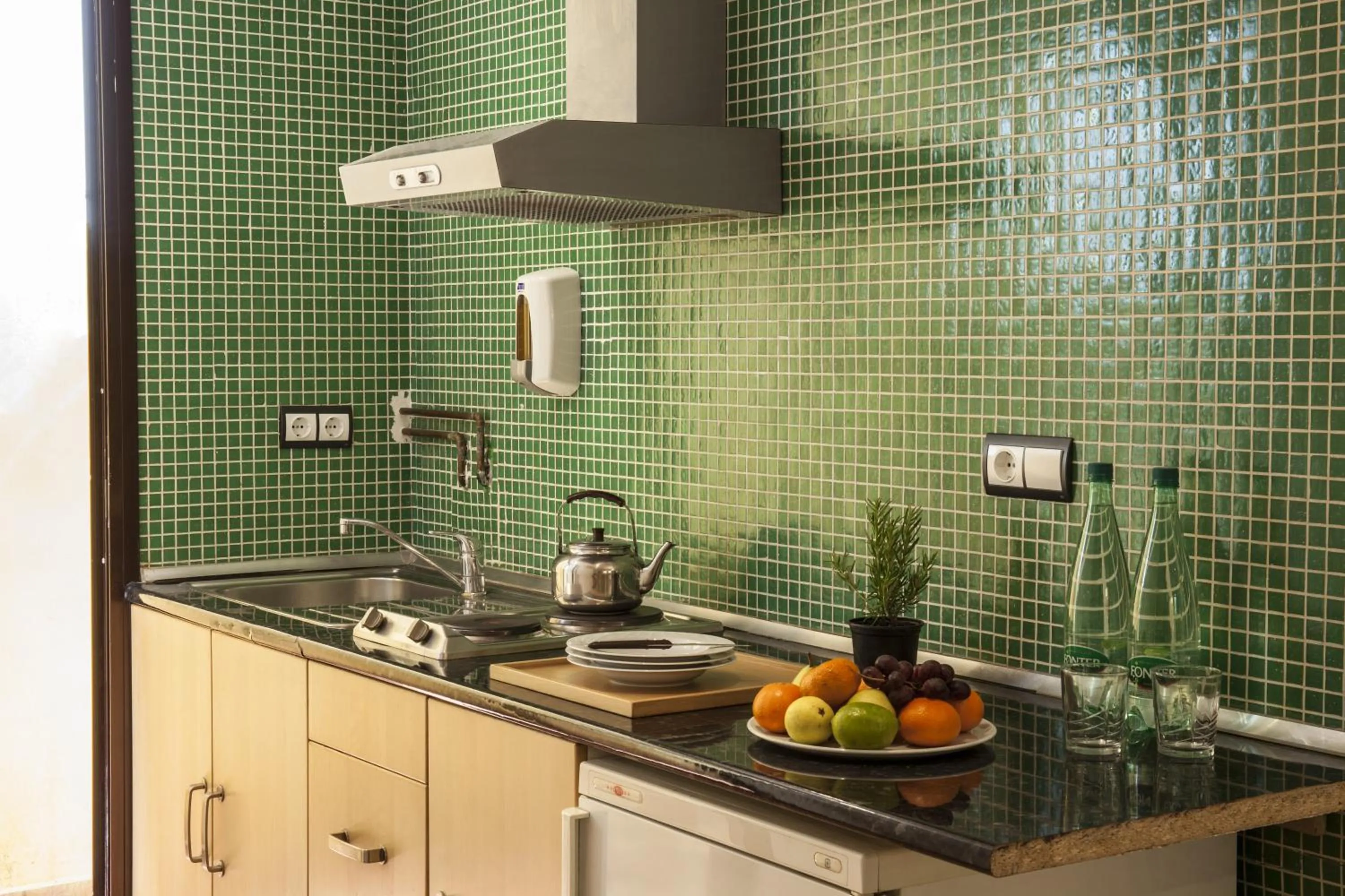 Kitchen or kitchenette in AinB Las Ramblas-Guardia Apartments