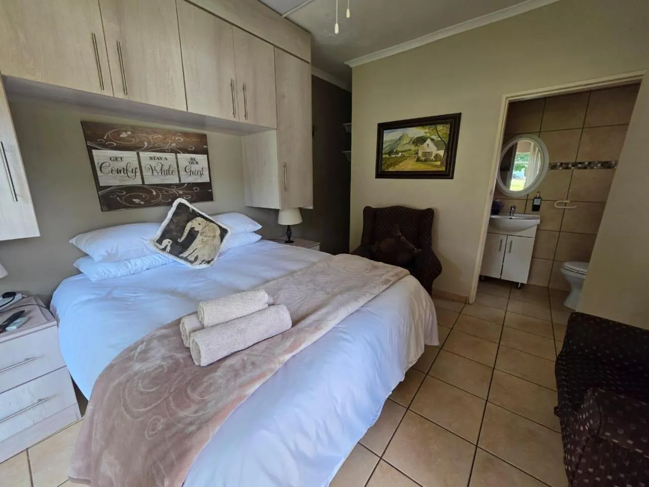 Bed in Aloe Tree Guest House