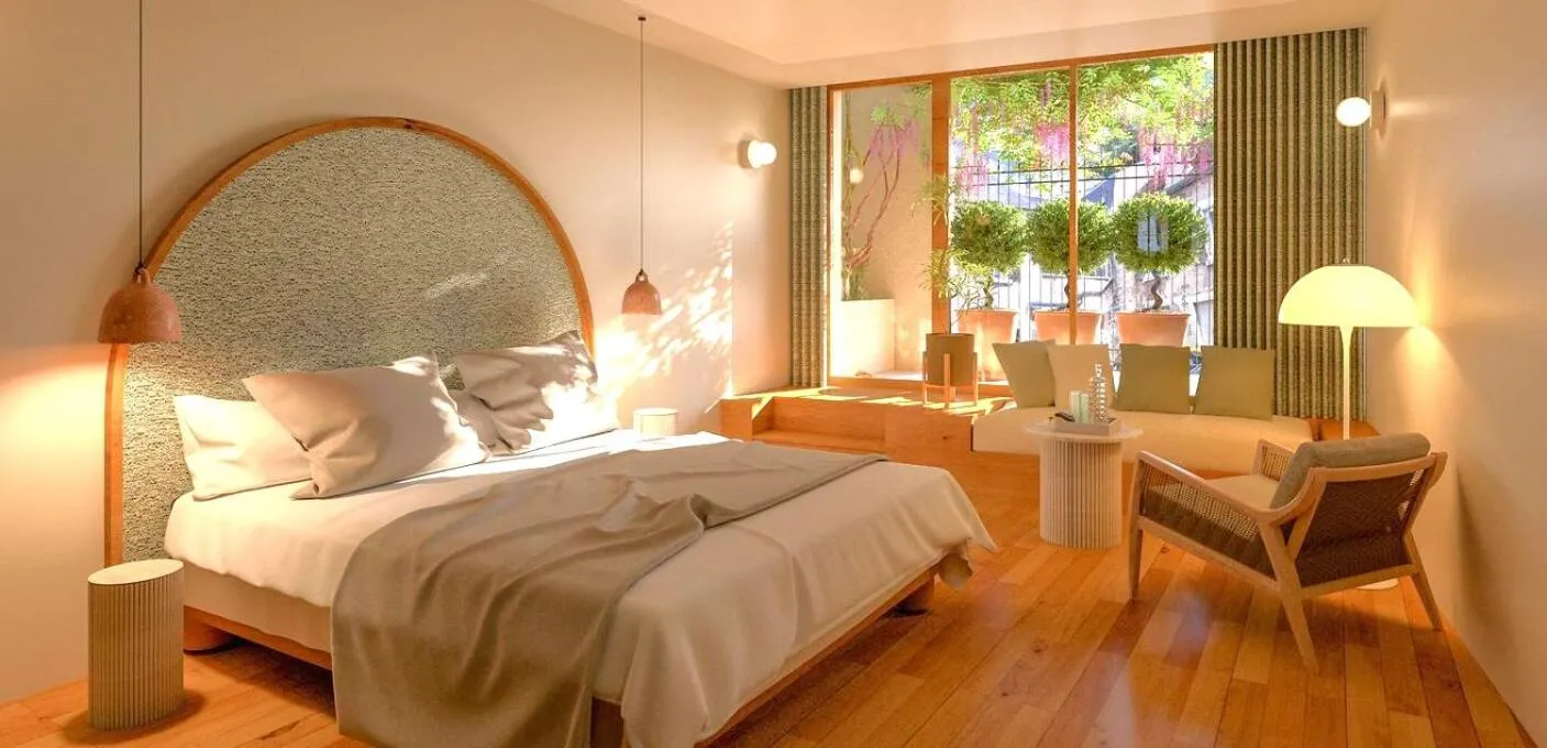 Bed in FÓLKLORE Boutique Hôtel