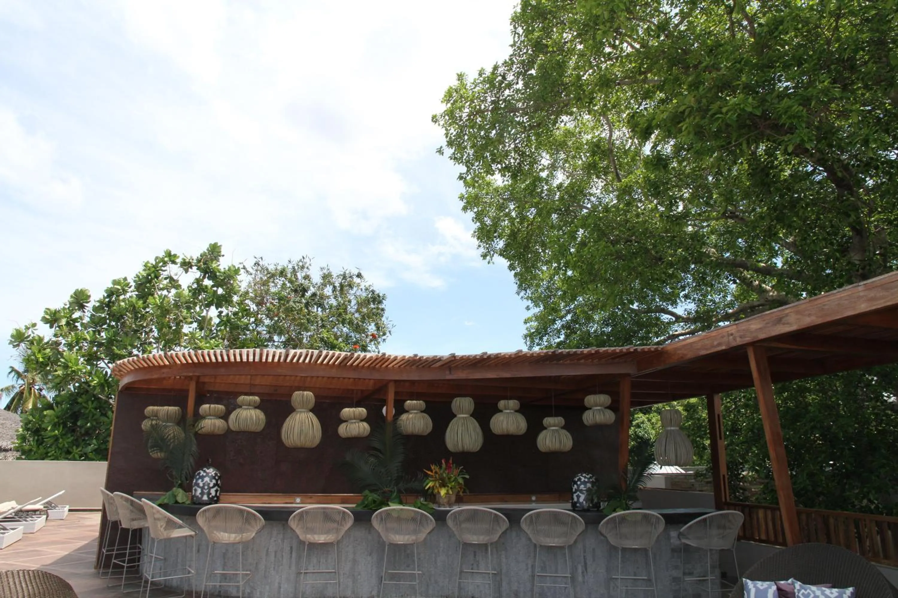 Patio in Palm Beach Resort & Spa