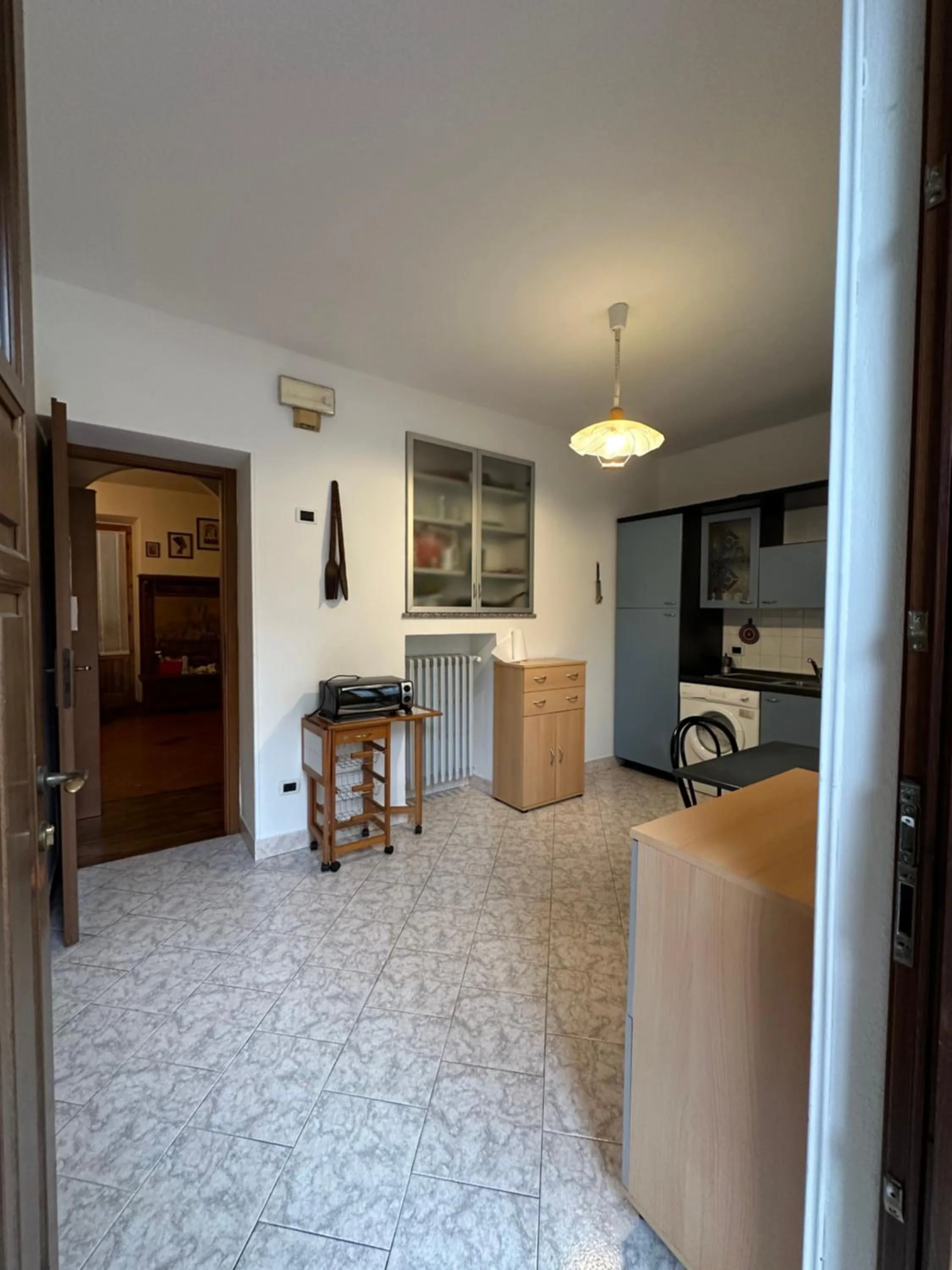 Kitchen or kitchenette in B&B Orchidea Bianca